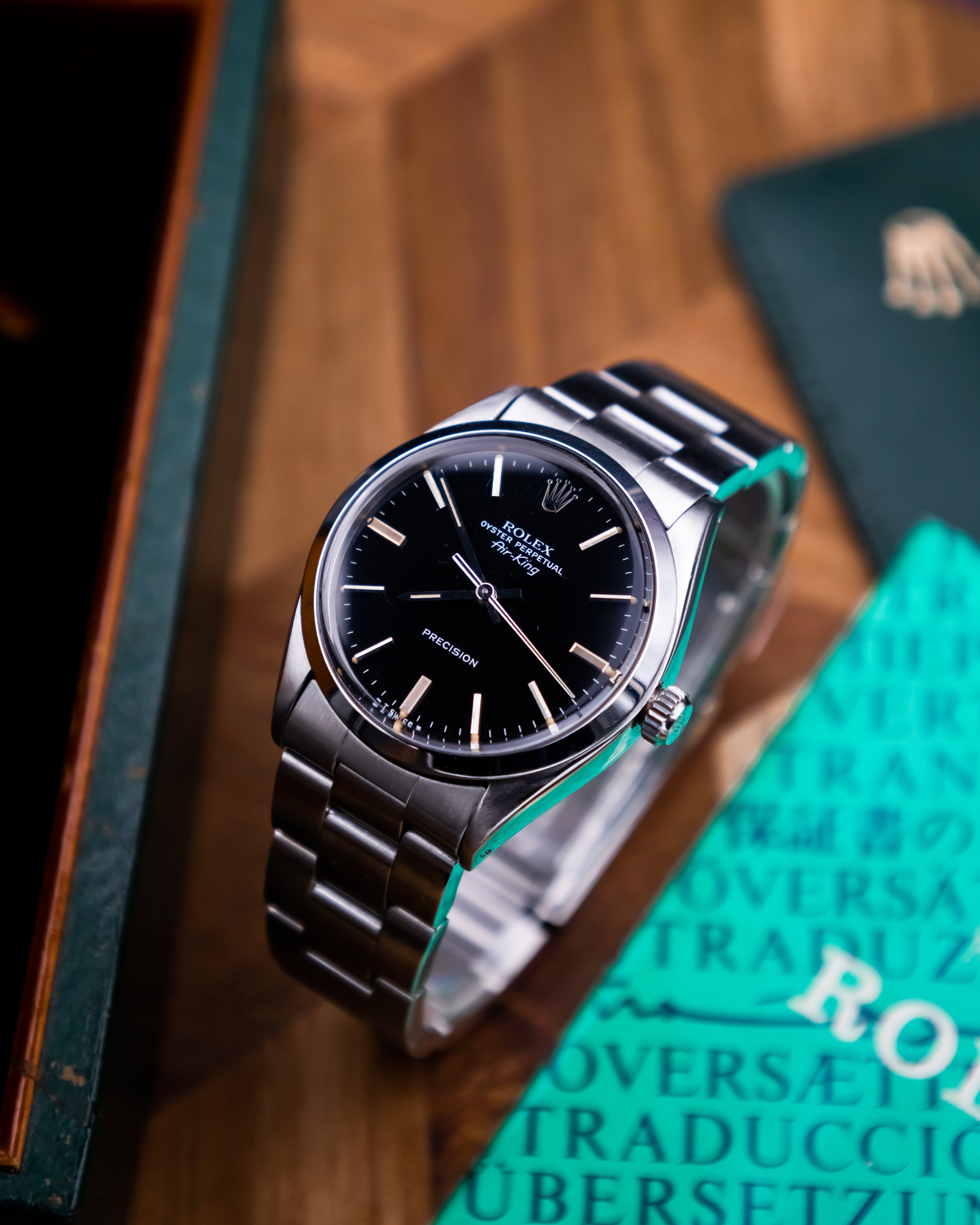 Rolex 5500 Airking - black dial