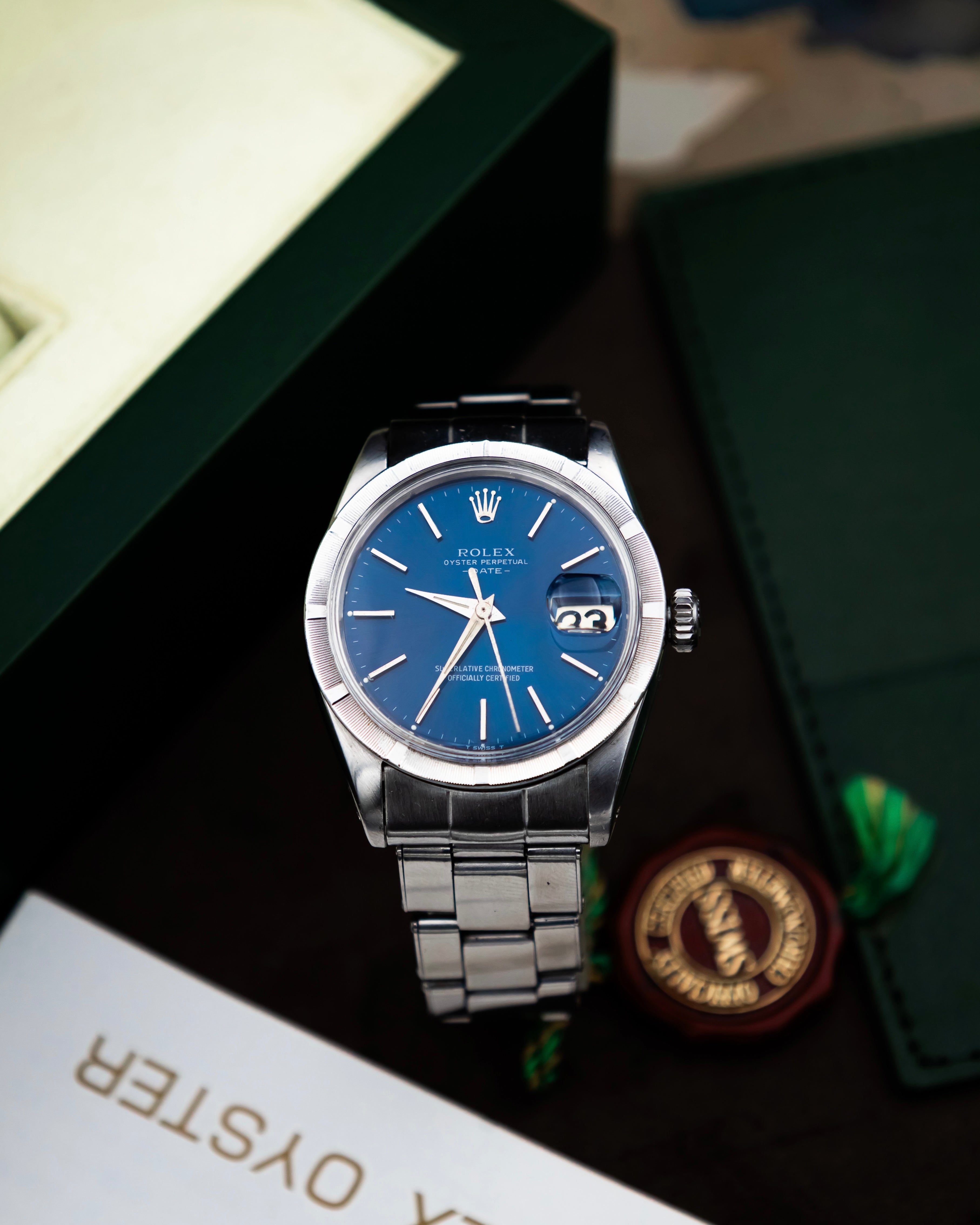 Rolex 1501 Perpetual Date - Blue Dial