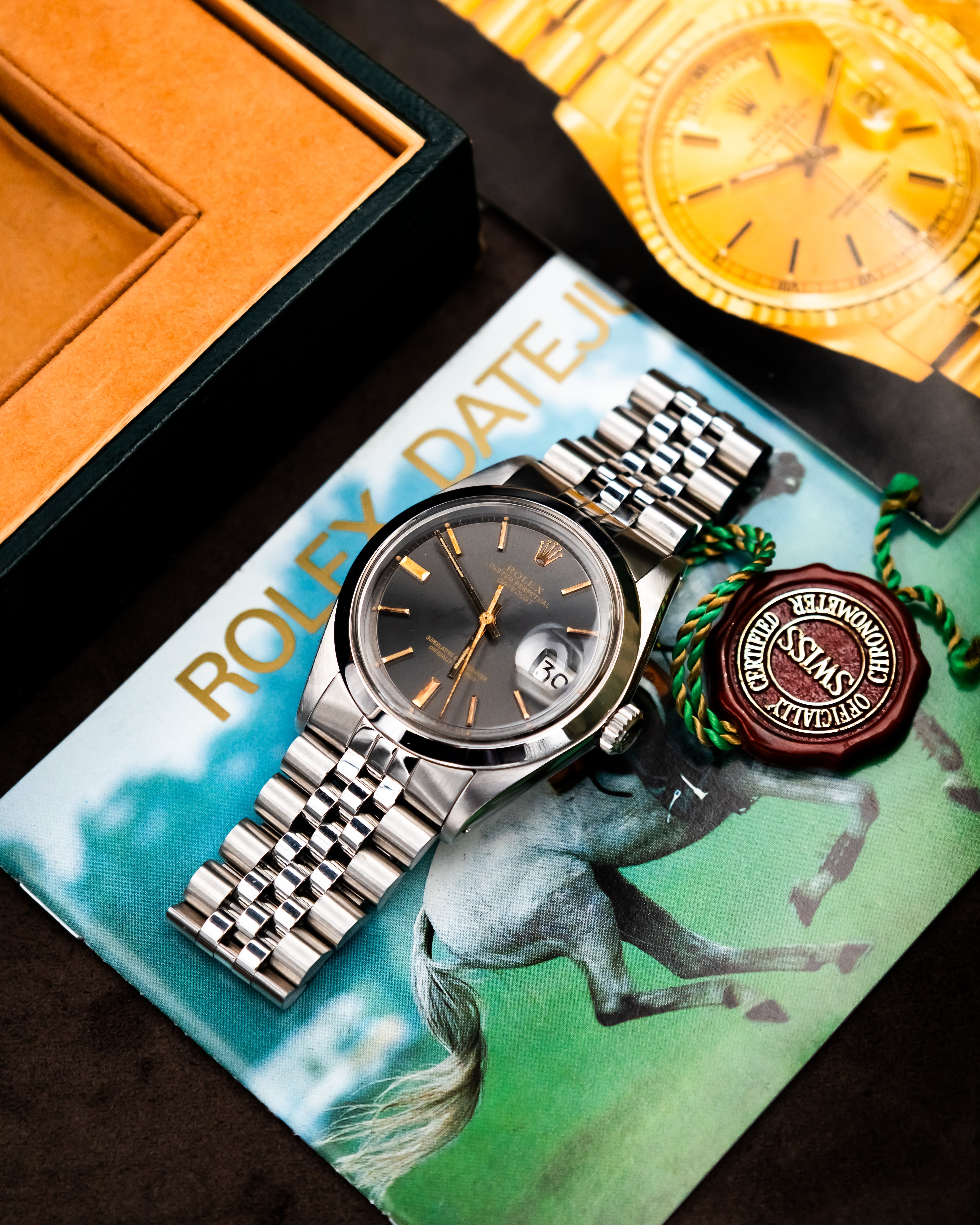 Rolex 1600 Perpetual Datejust - Anthracite Dial