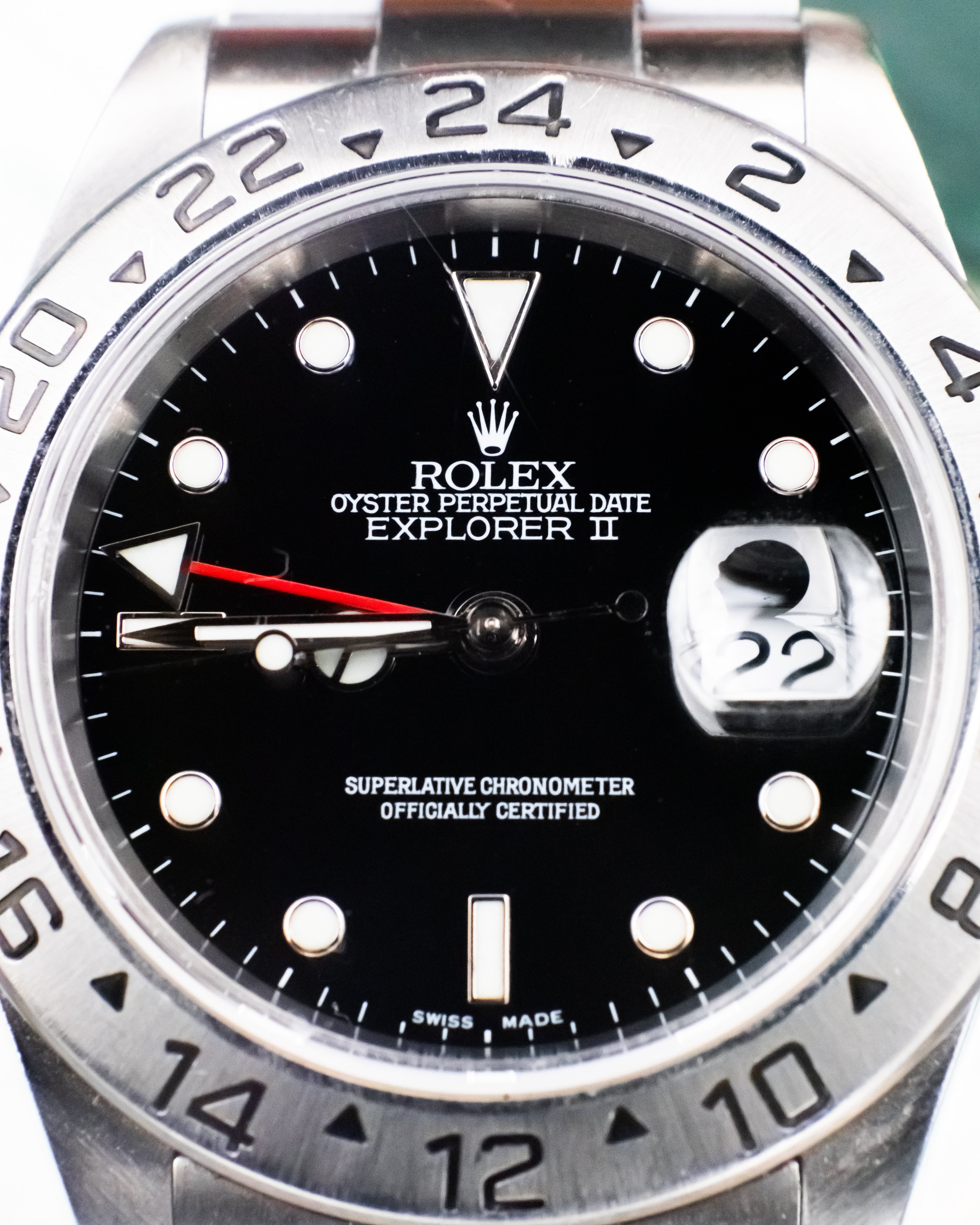 Rolex 16570 Explorer II - Black Dial