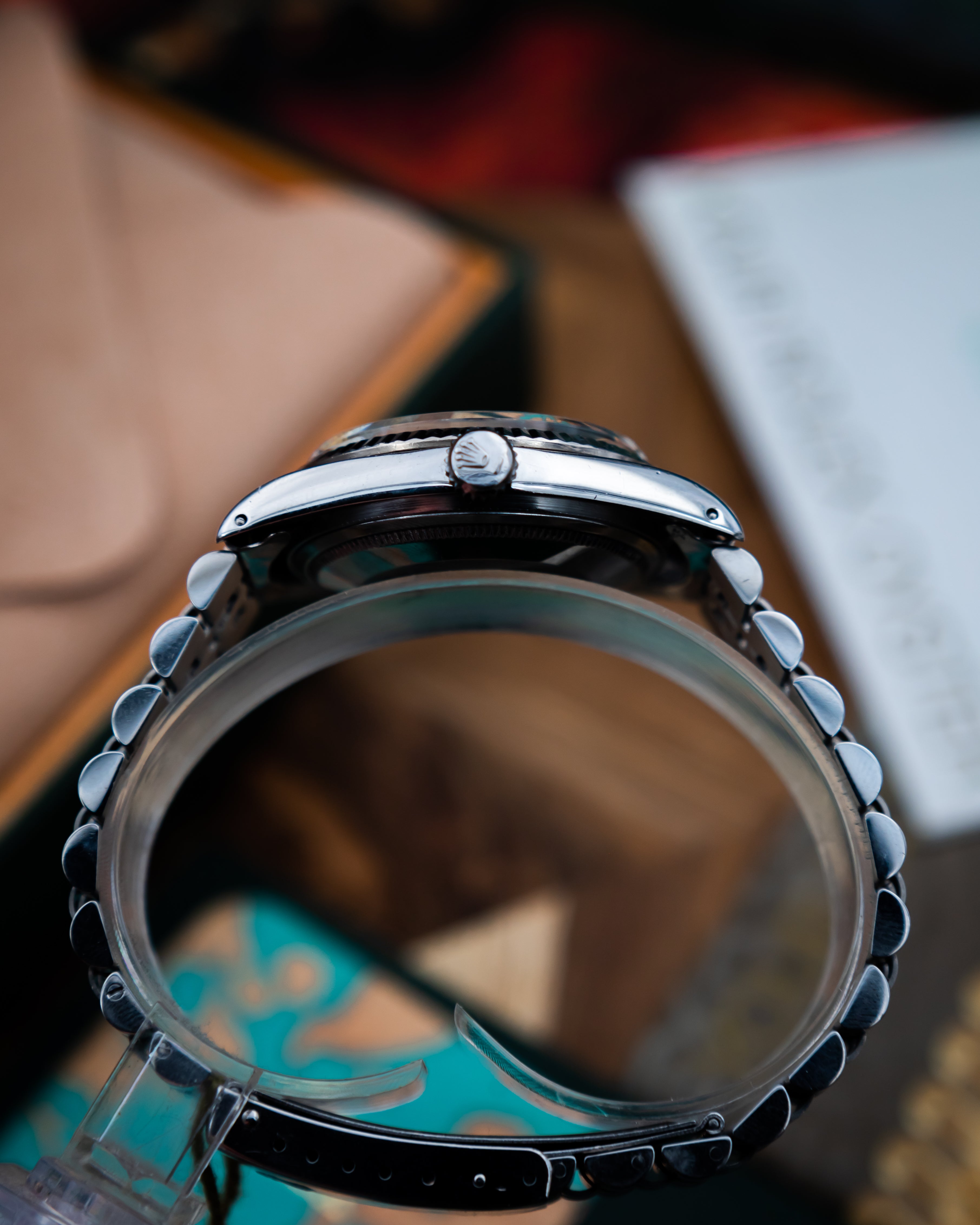 Rolex 1601 Oyster Perpetual Datejust - blue dial
