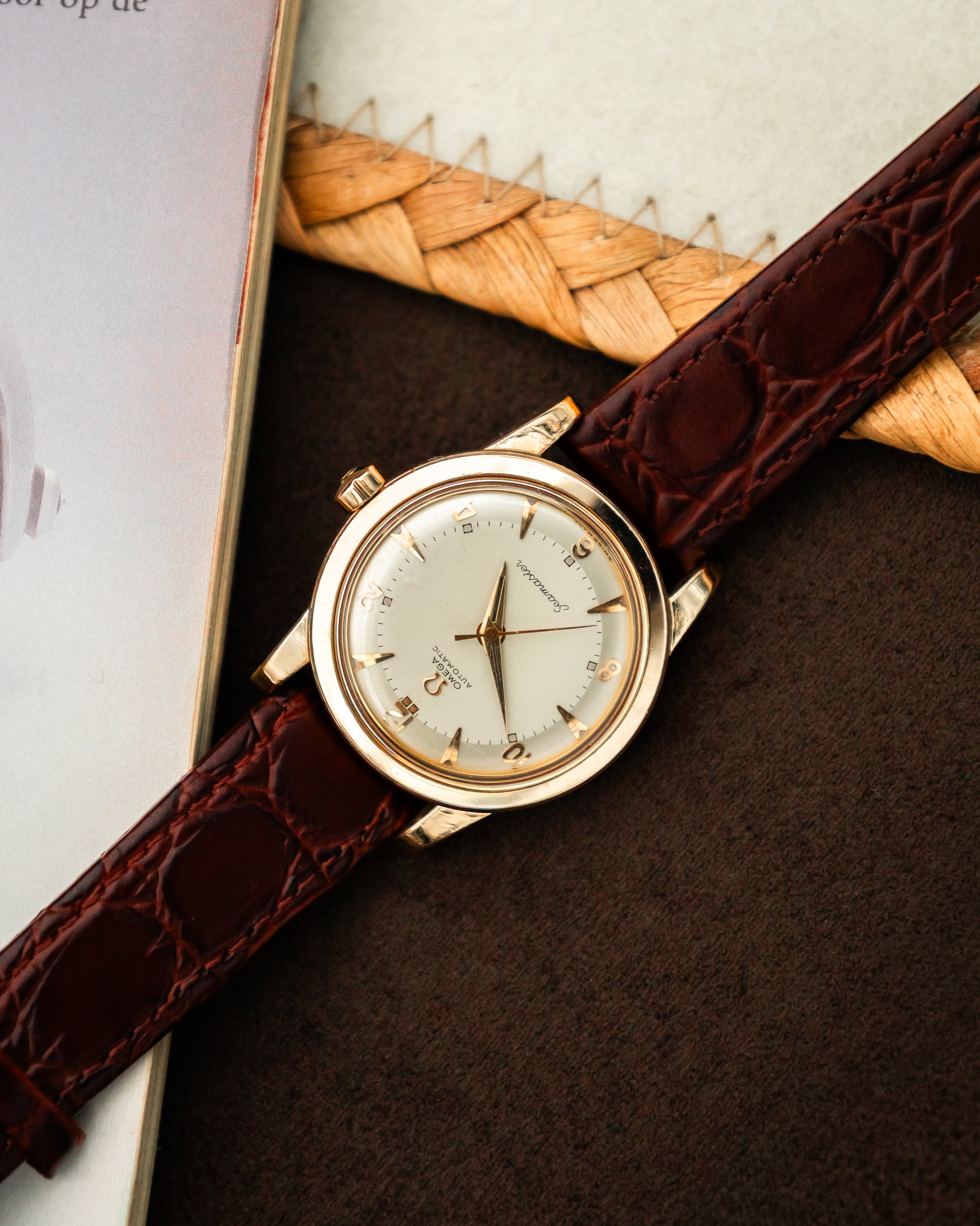 Omega 2577-11 SC Seamaster Bumper - two-tone champagne dial
