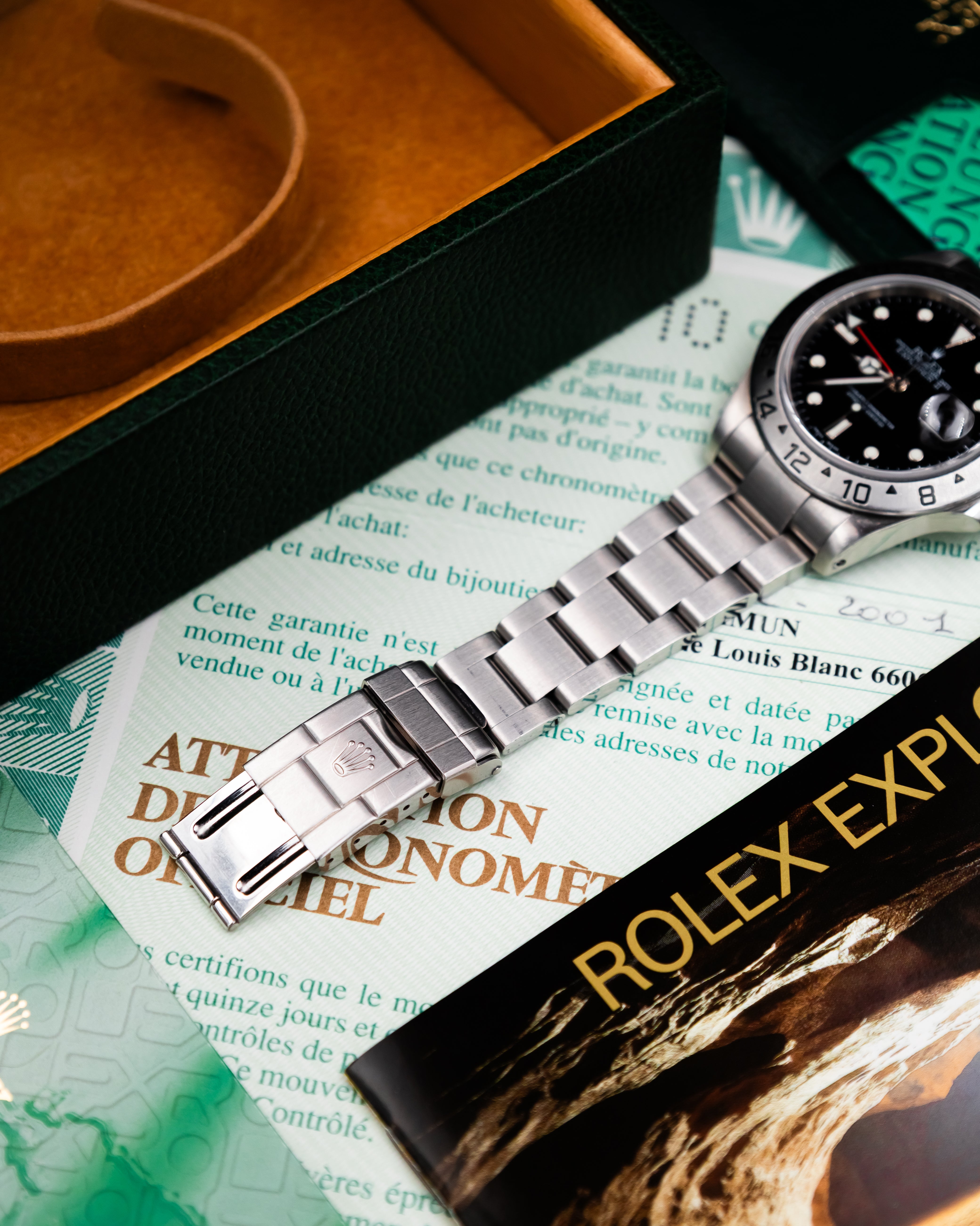 Rolex 16570 Explorer II - Black Dial