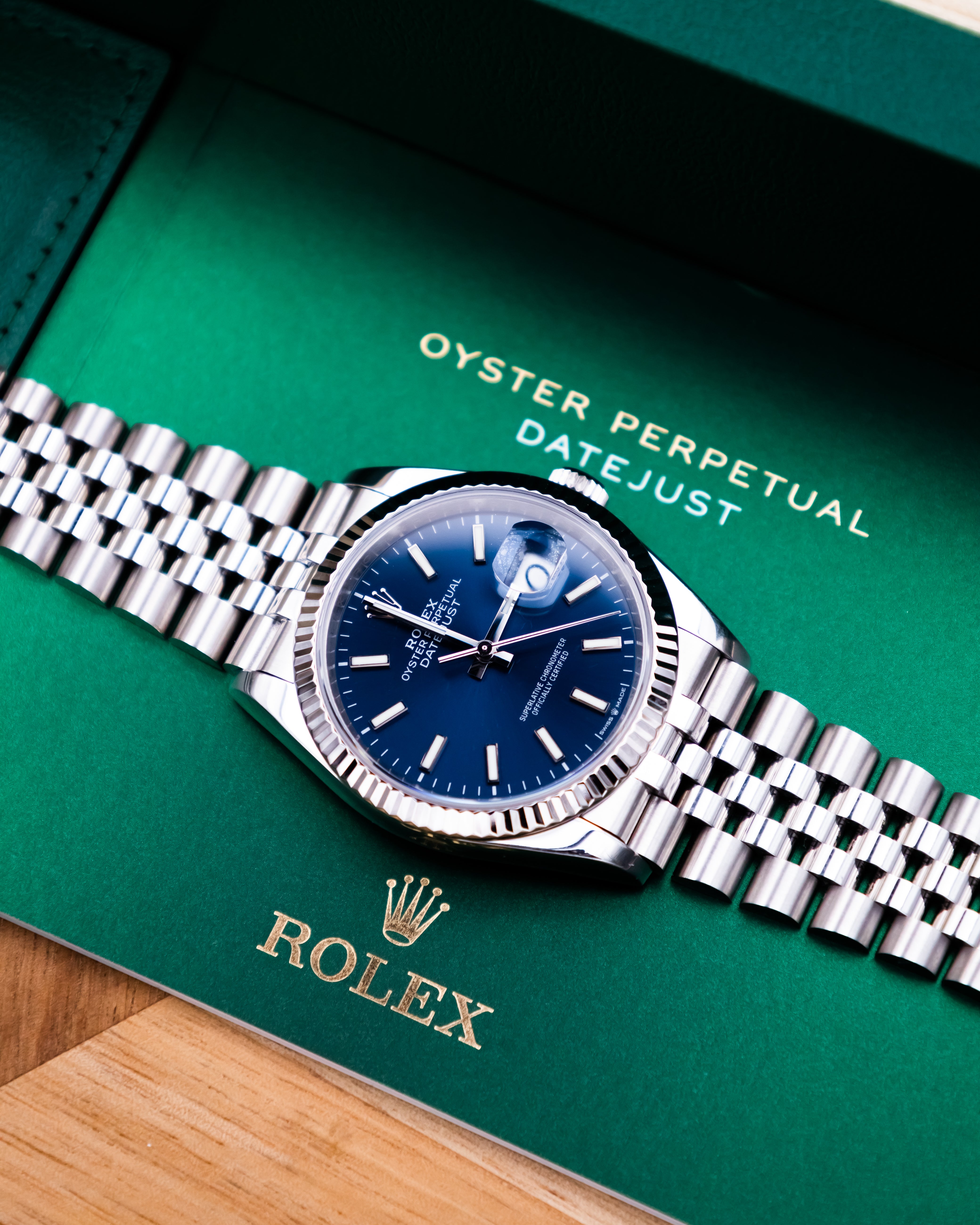 Rolex 126234 Perpetual Datejust - blue dial