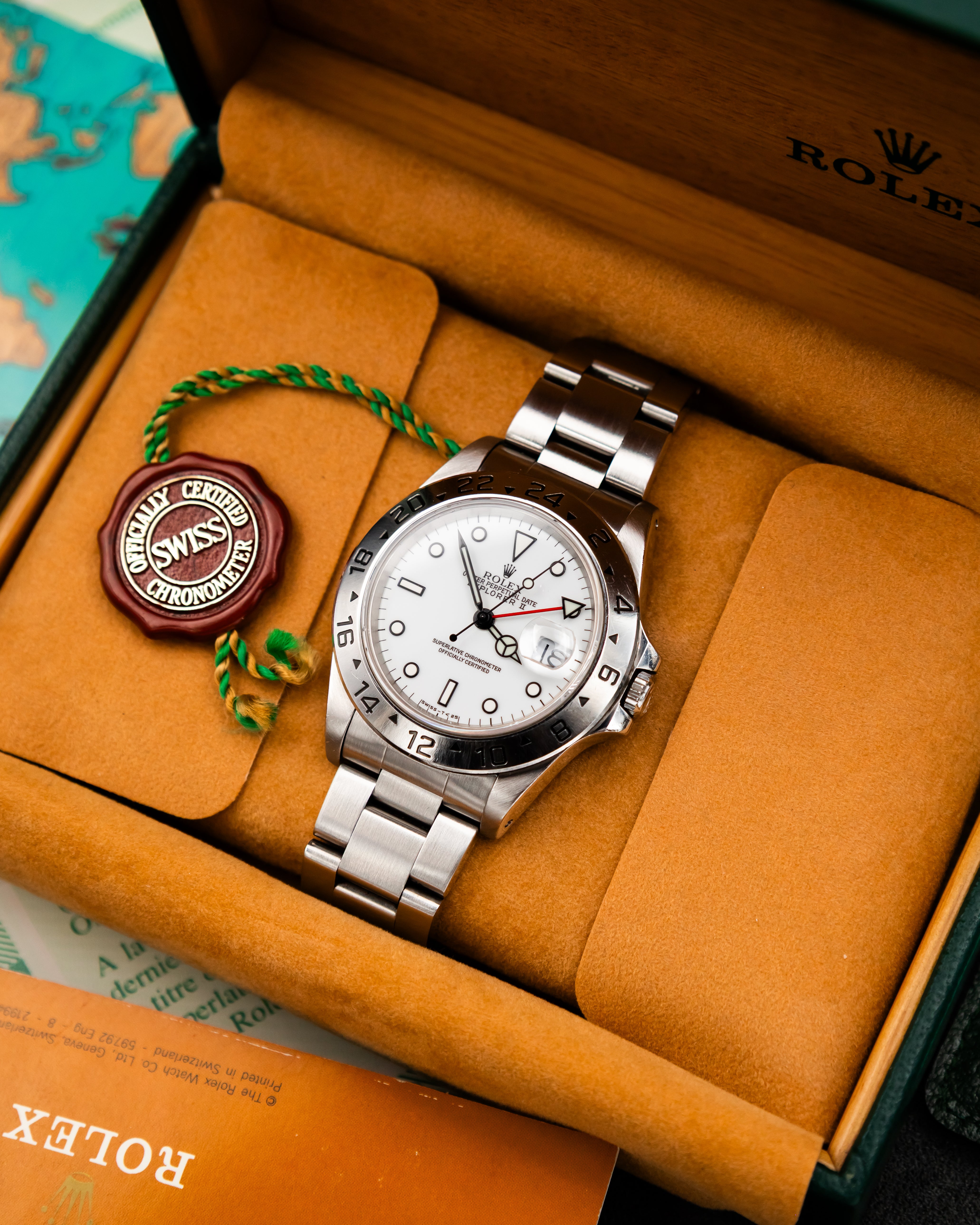 Rolex 16570 Explorer II - Polar White Dial