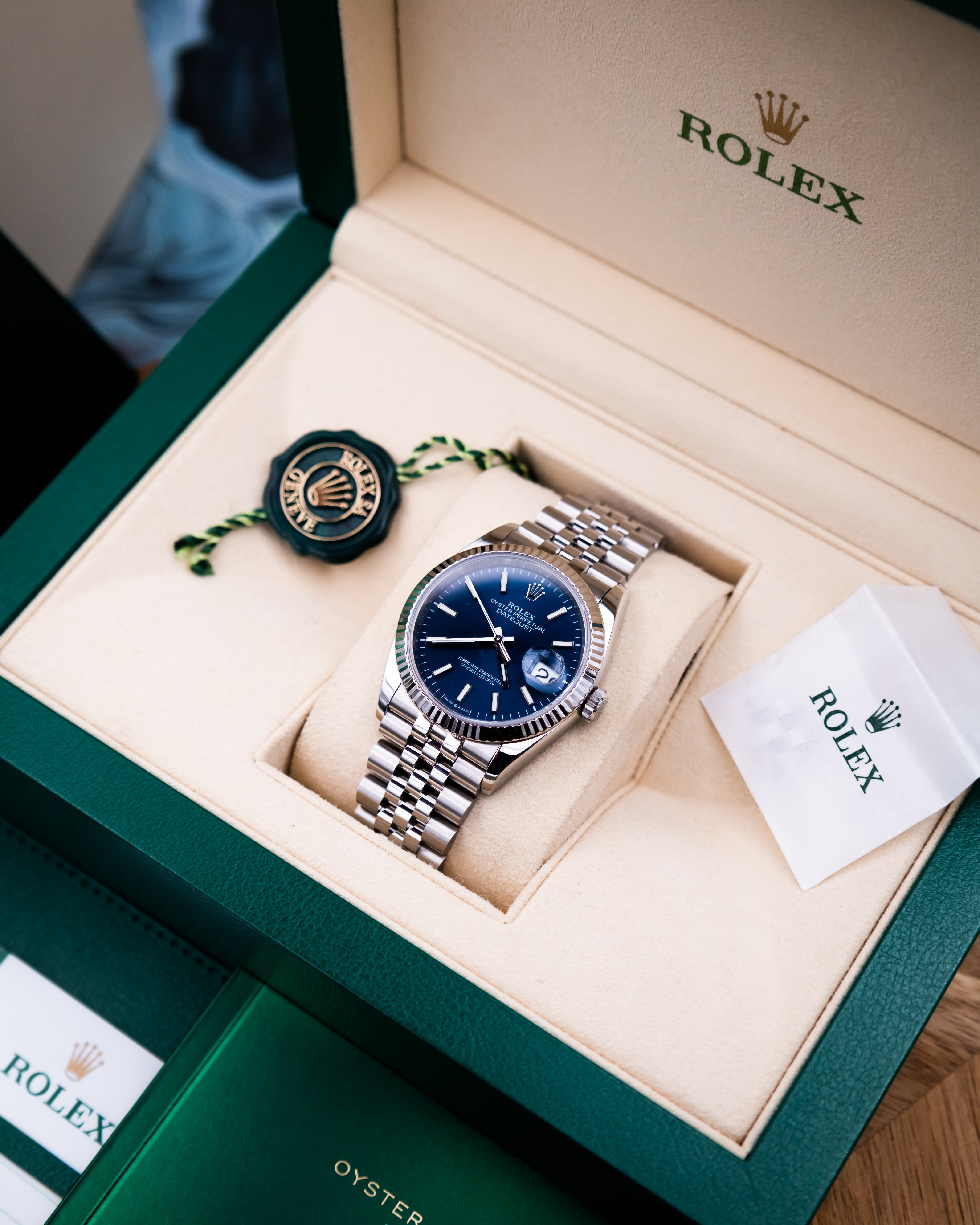 Rolex 126234 Perpetual Datejust - blue dial