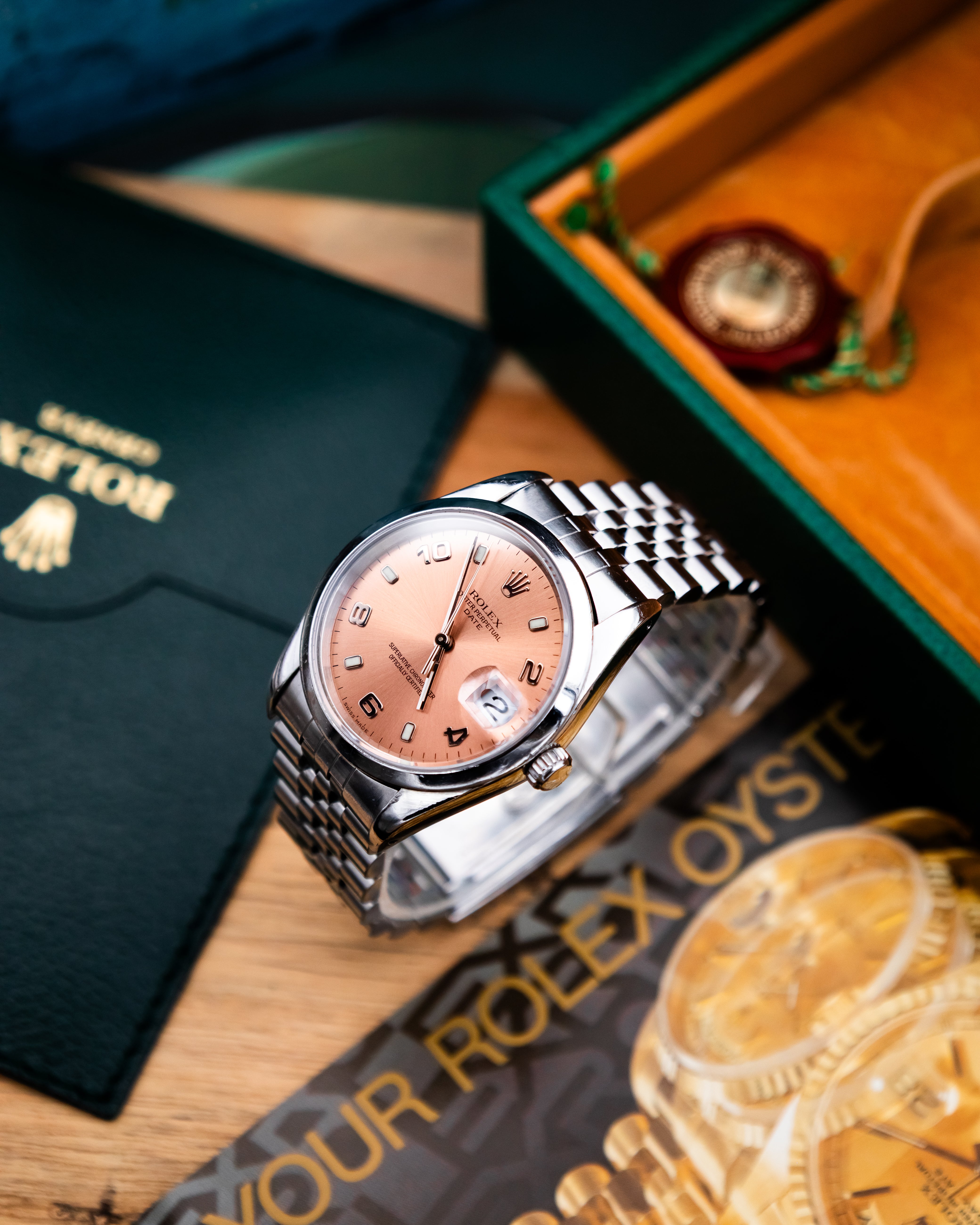 Rolex 15200 Oyster Perpetual- Salmon dial