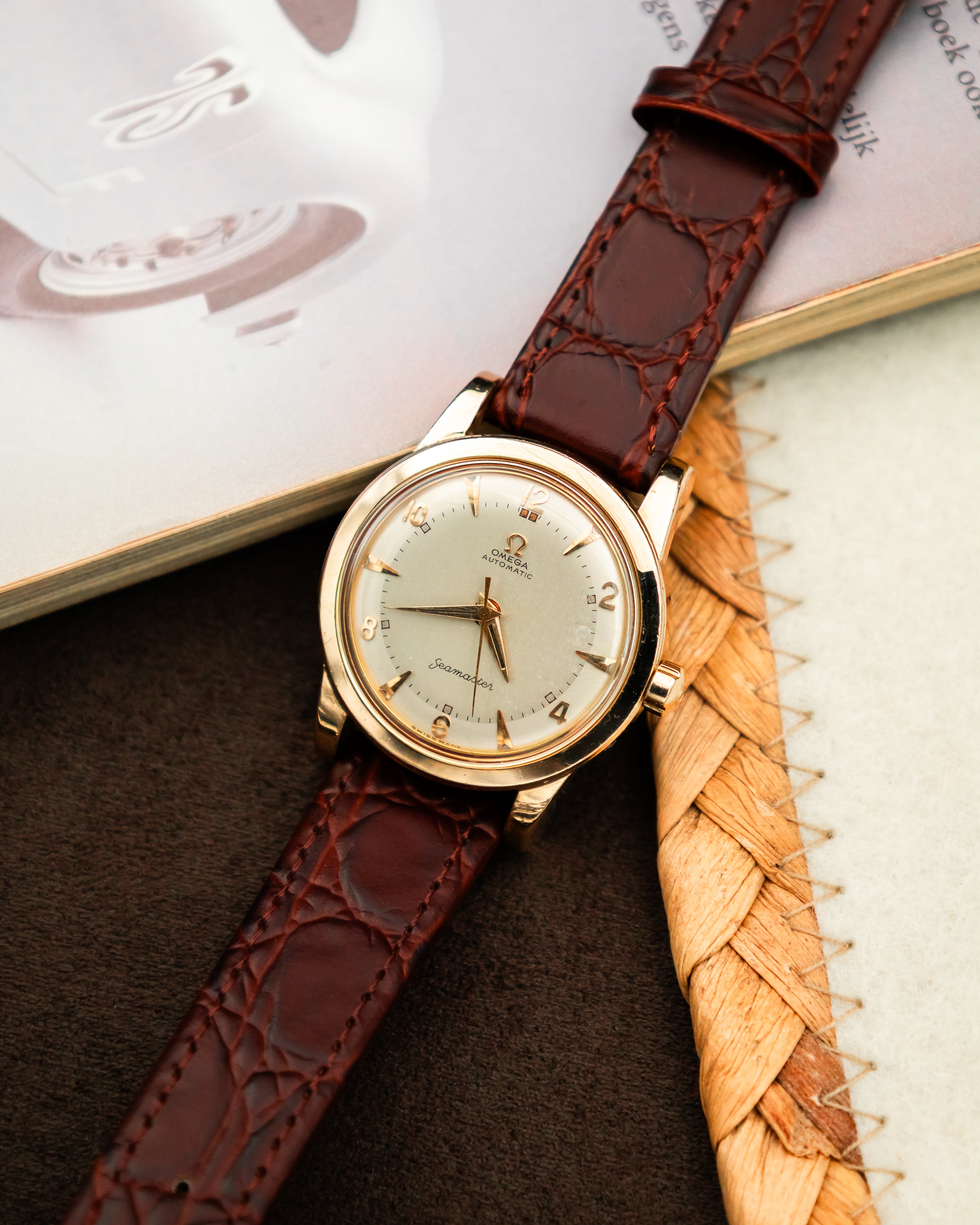 Omega 2577-11 SC Seamaster Bumper - two-tone champagne dial