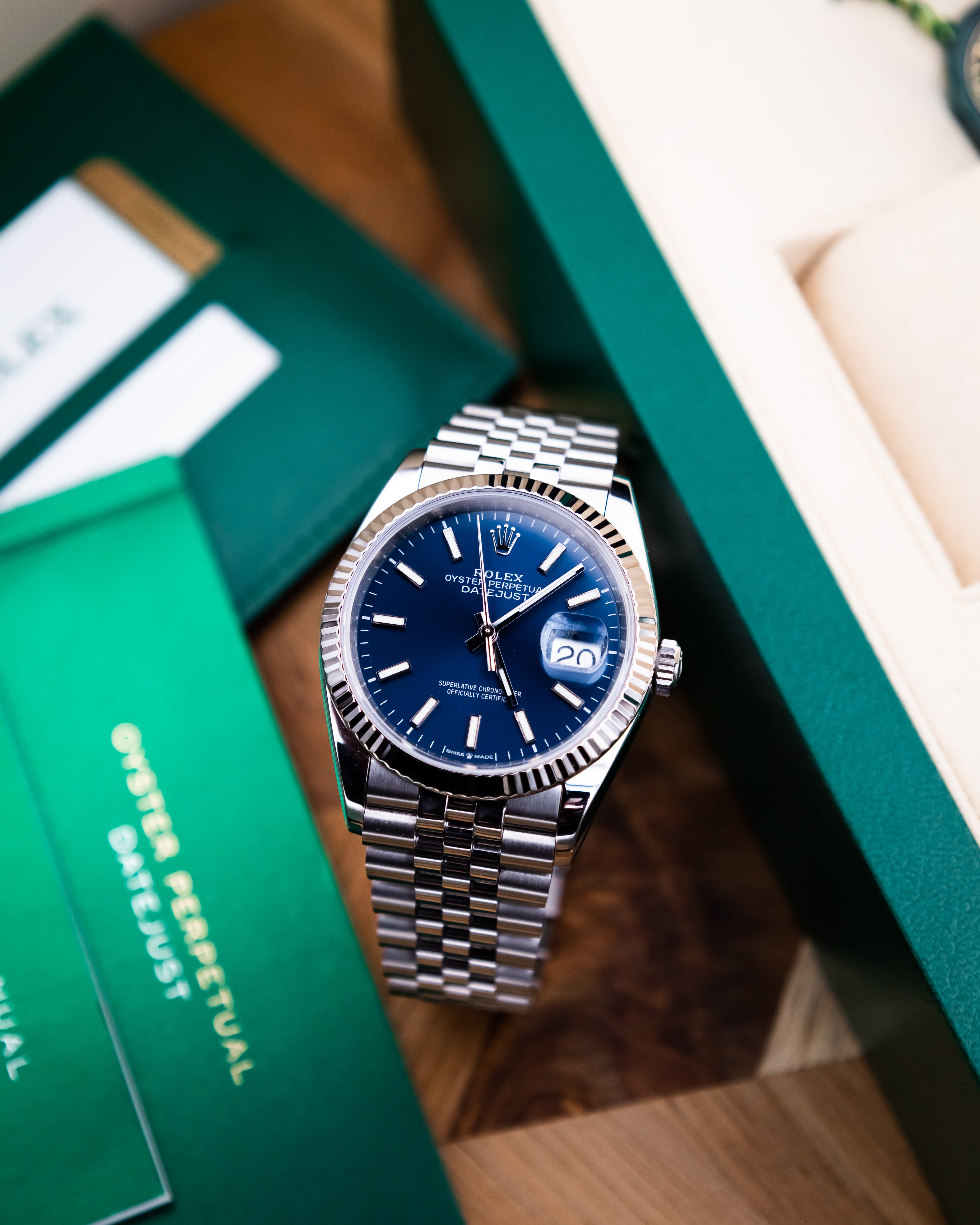 Rolex 126234 Perpetual Datejust - blue dial