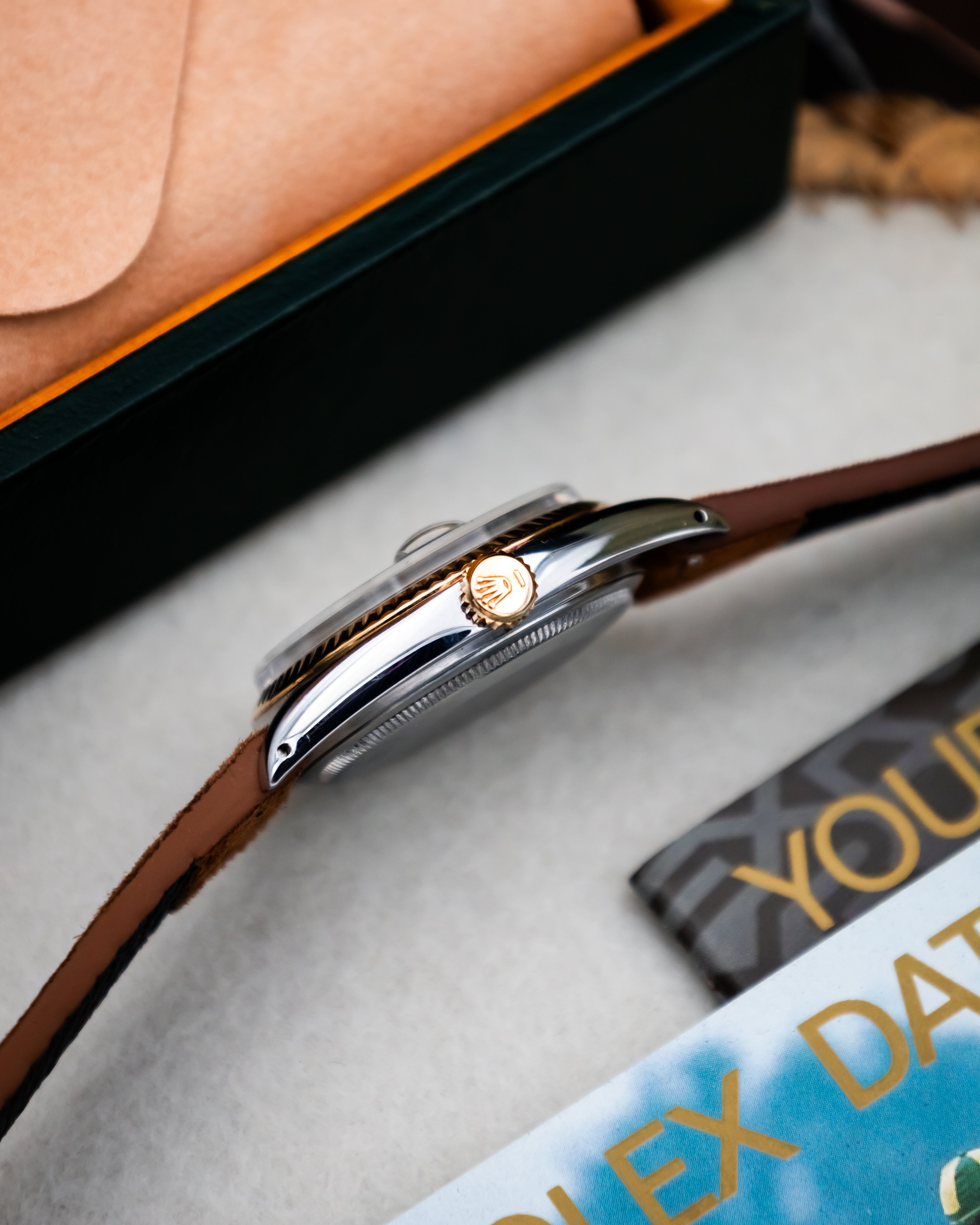 Rolex 16013 Perpetual Datejust - Gold Roman Dial