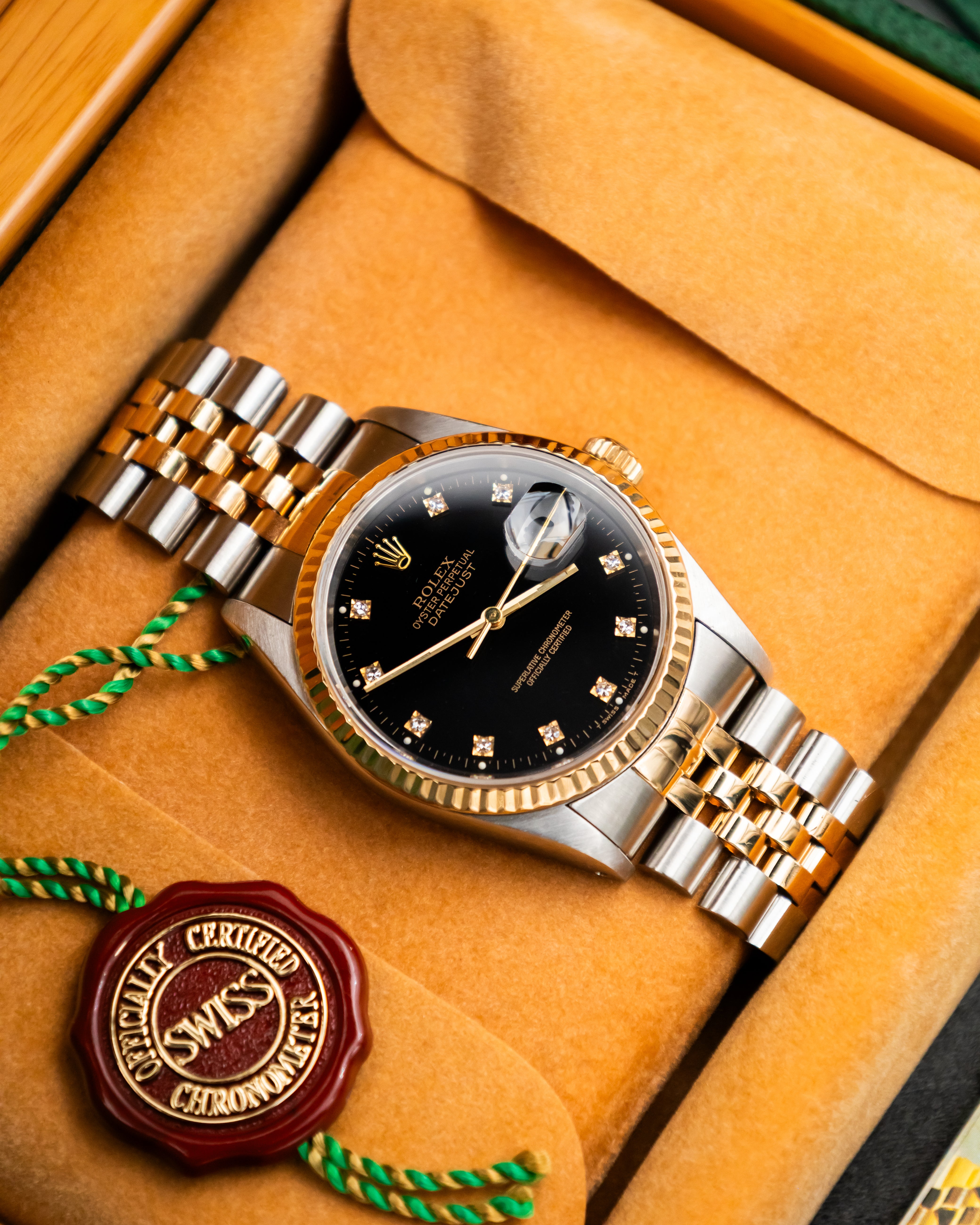 Rolex 16233 Perpetual Datejust - Factory Diamond Set Dial