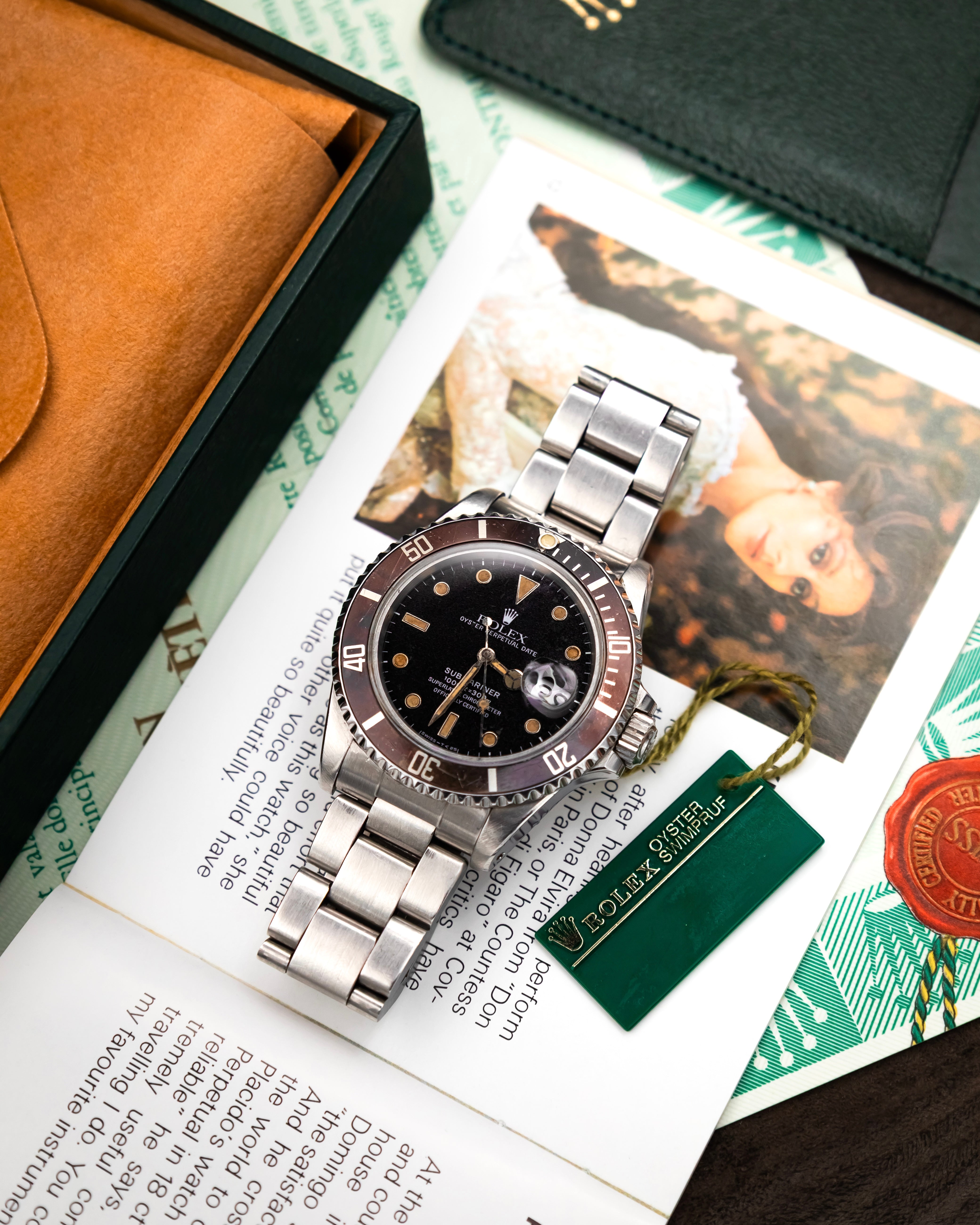 Rolex 16800 Submariner Date - pumpkin dial