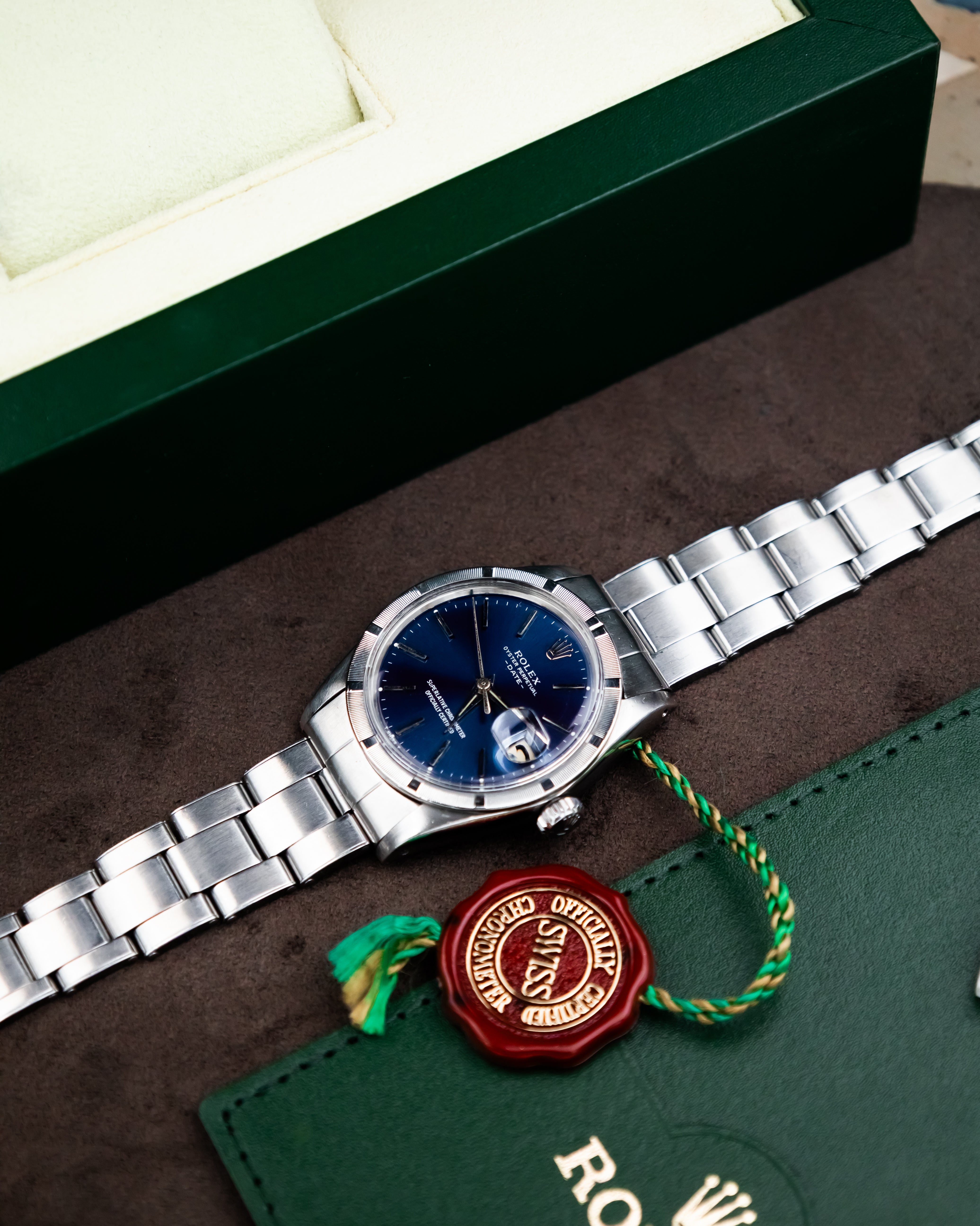 Rolex 1501 Perpetual Date - Blue Dial