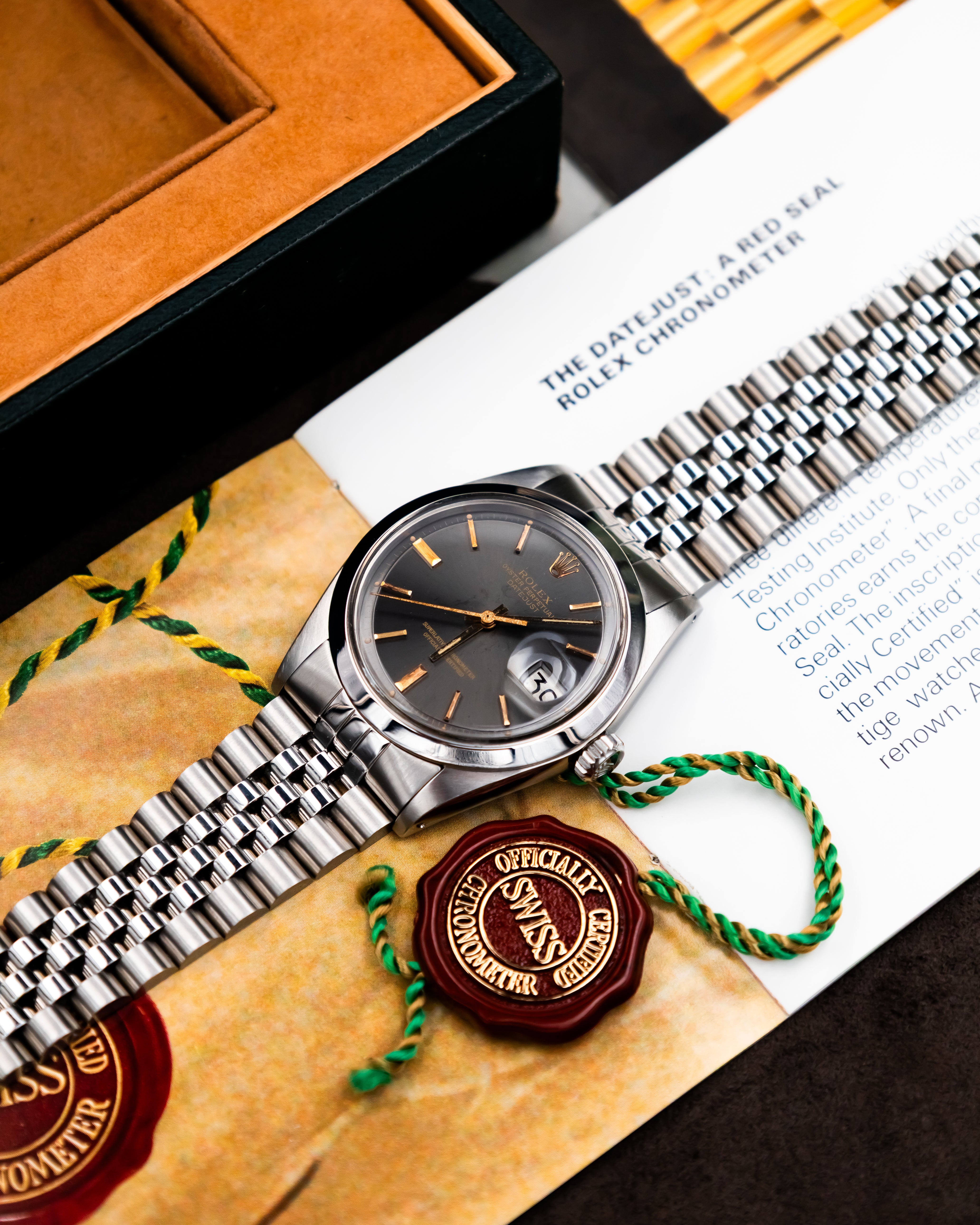 Rolex 1600 Perpetual Datejust - Anthracite Dial