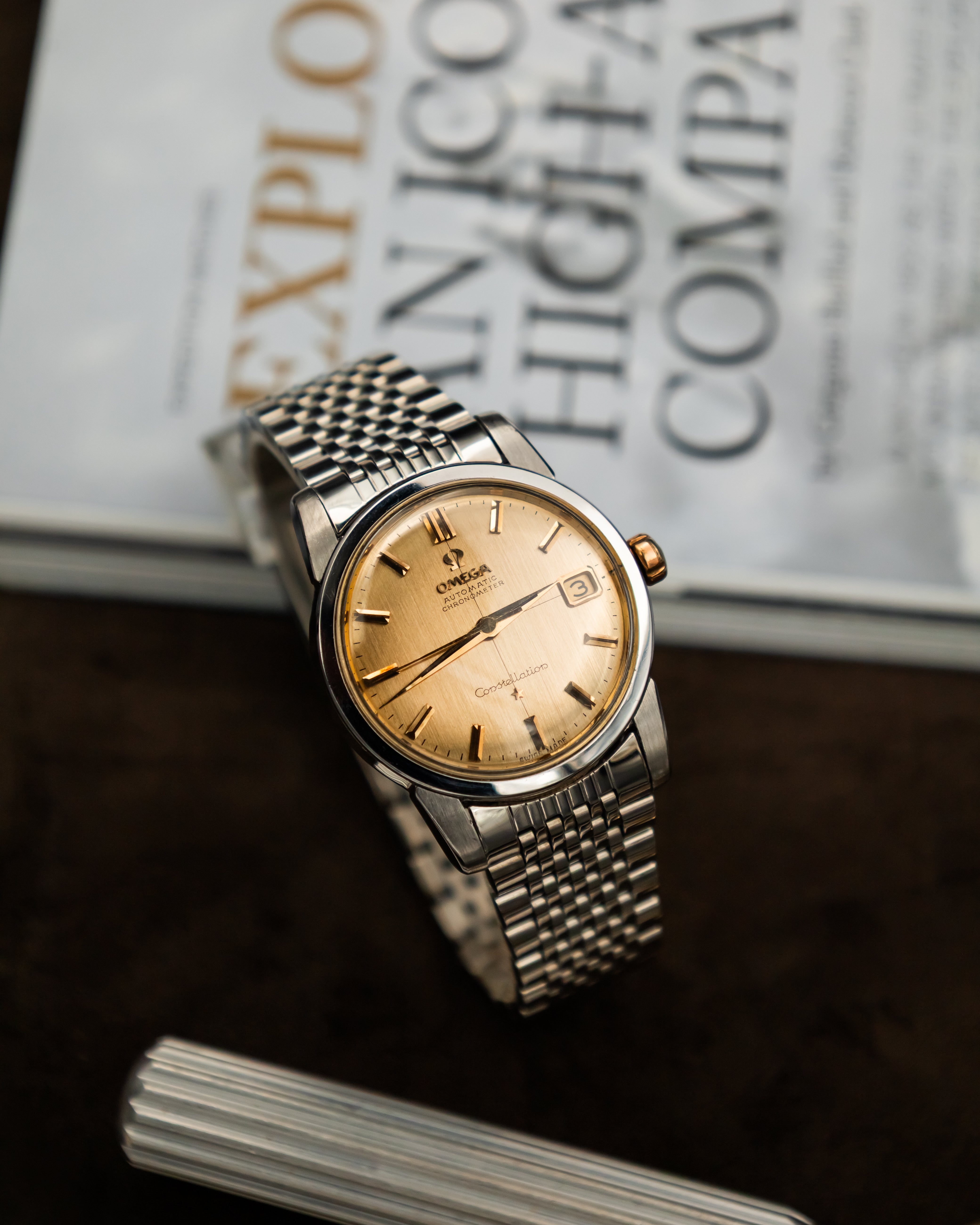 Omega Constellation Automatic - Gold Brushed Dial