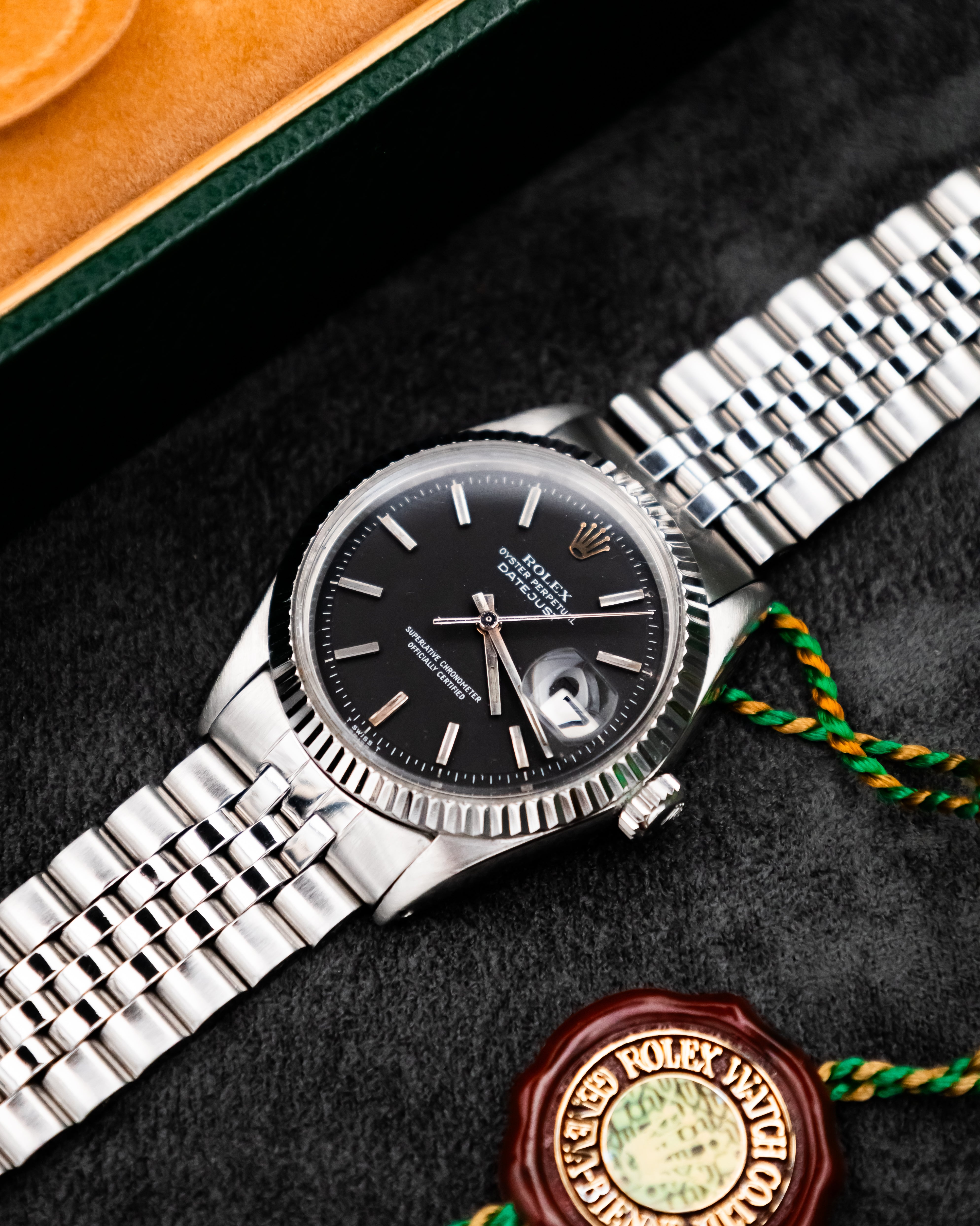 Rolex 1603 Perpetual Datejust - black dial