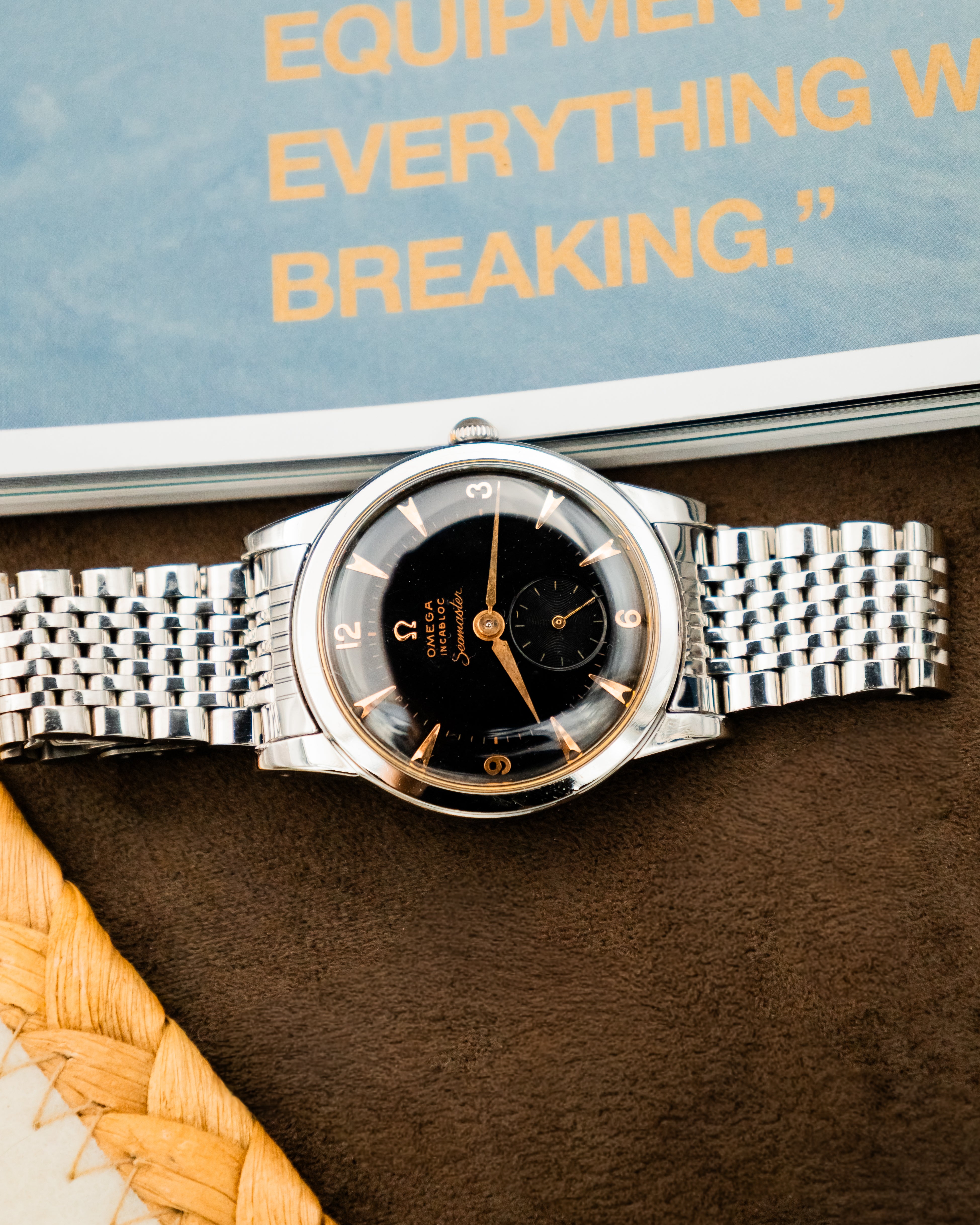 Omega 2657-1 Seamaster Bumper - Black Dial