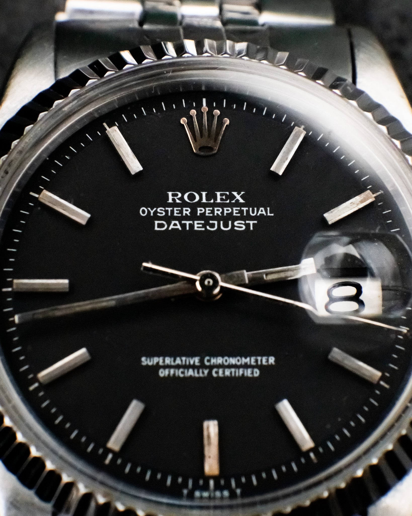 Rolex 1603 Perpetual Datejust - black dial