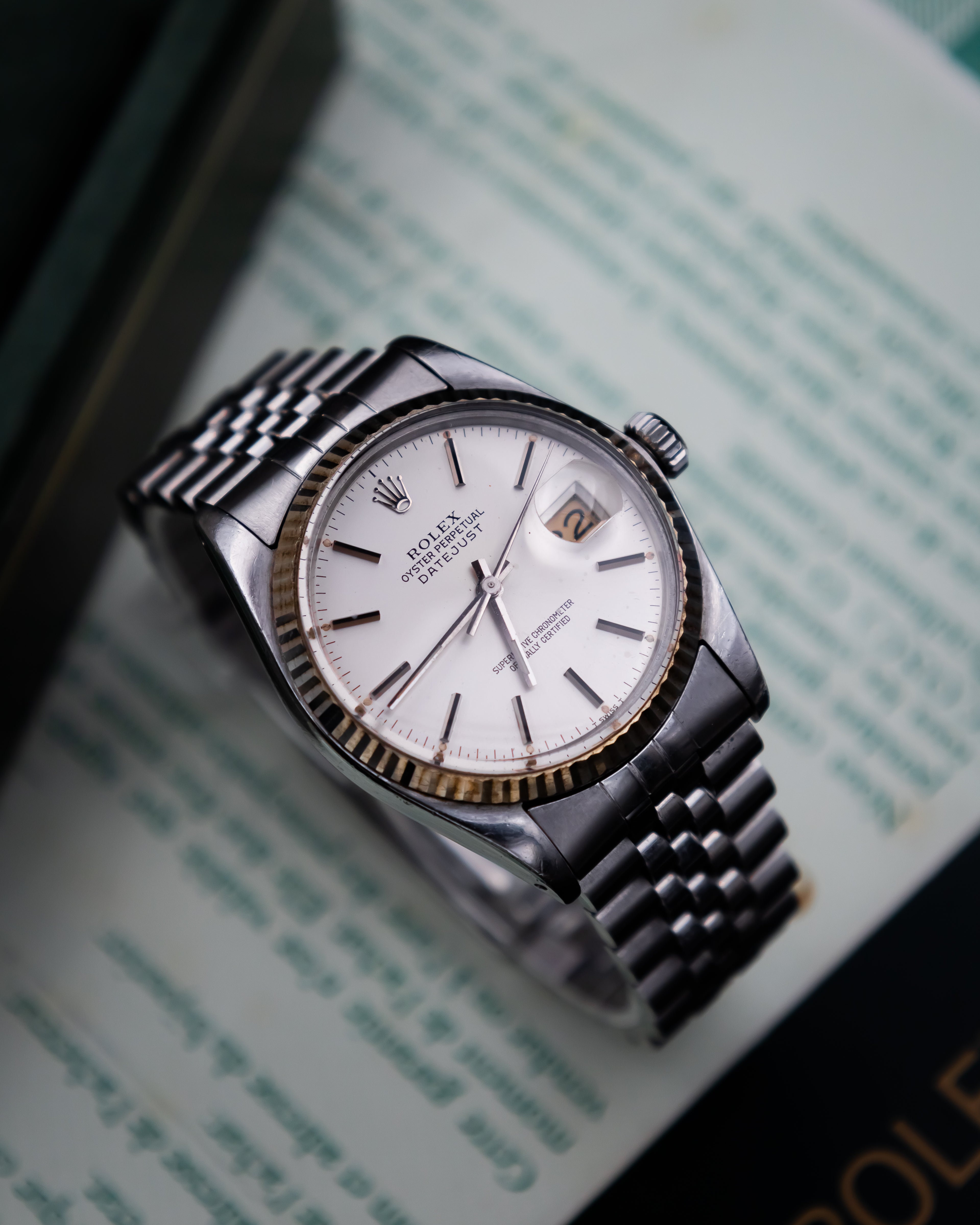 Rolex 16014 Perpetual Datejust - grey dial