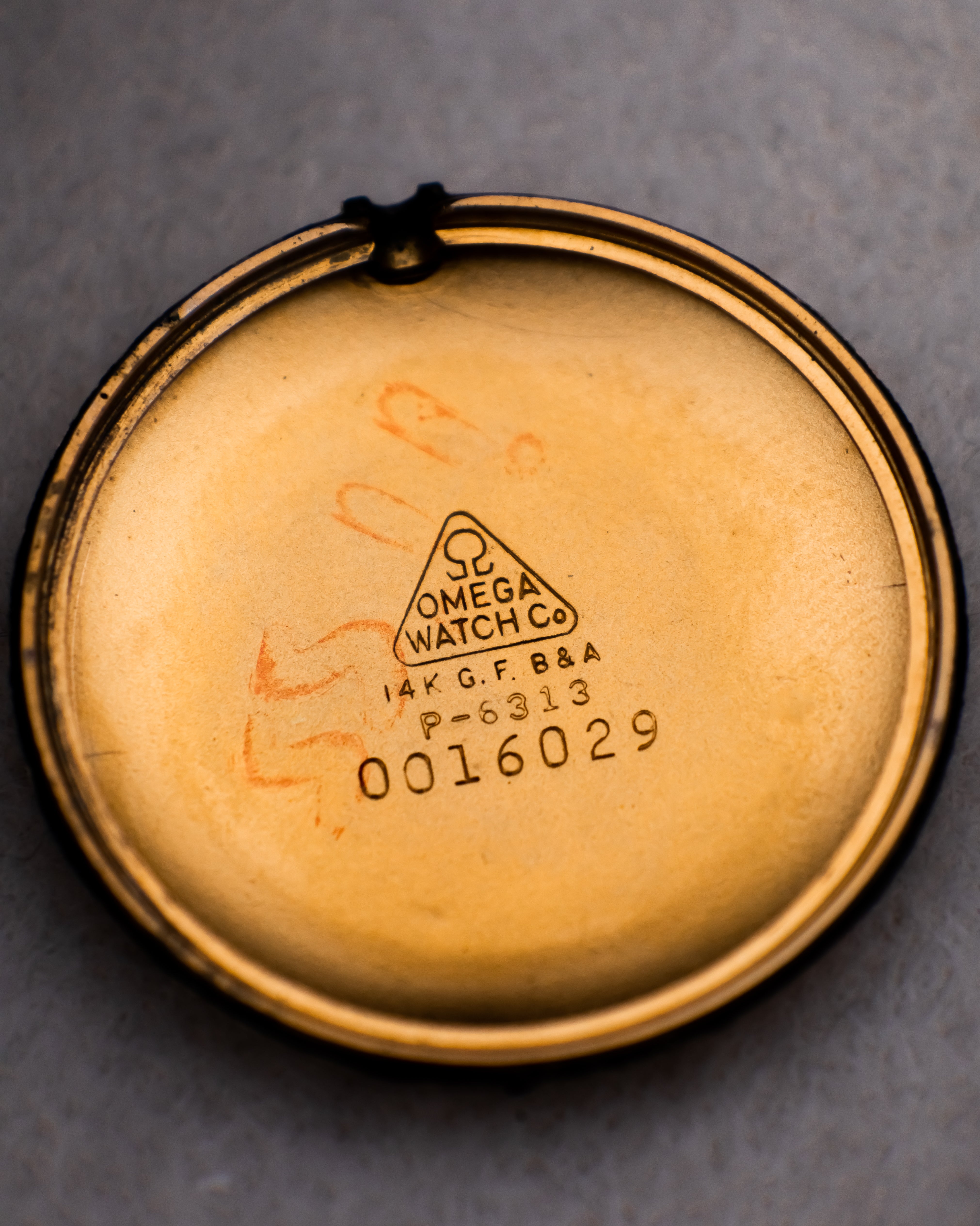 Omega 0016029 14k GF - champagne dial