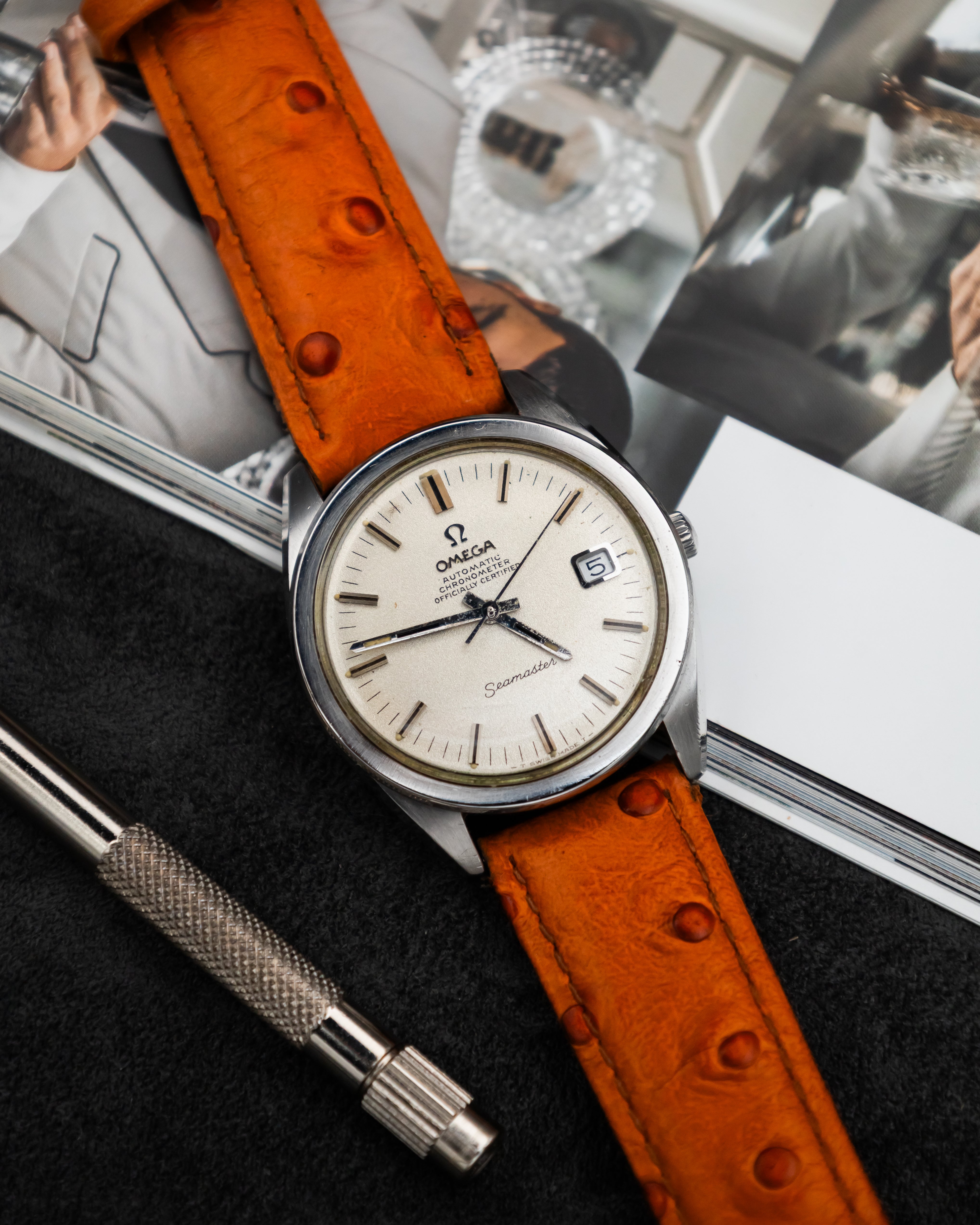 Omega 166.028 Seamaster Chronometer - Silver Dial