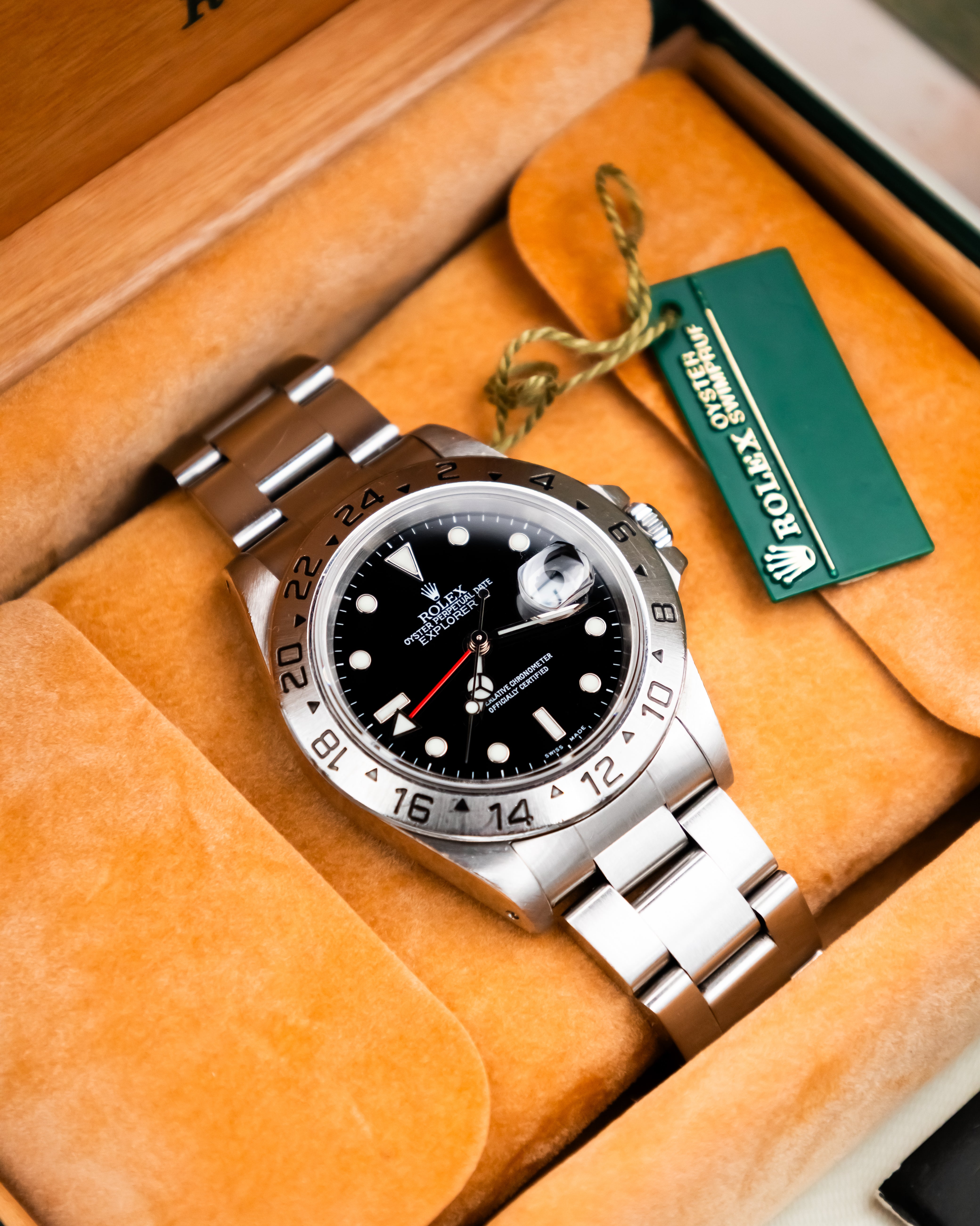 Rolex 16570 Explorer II - Black Dial