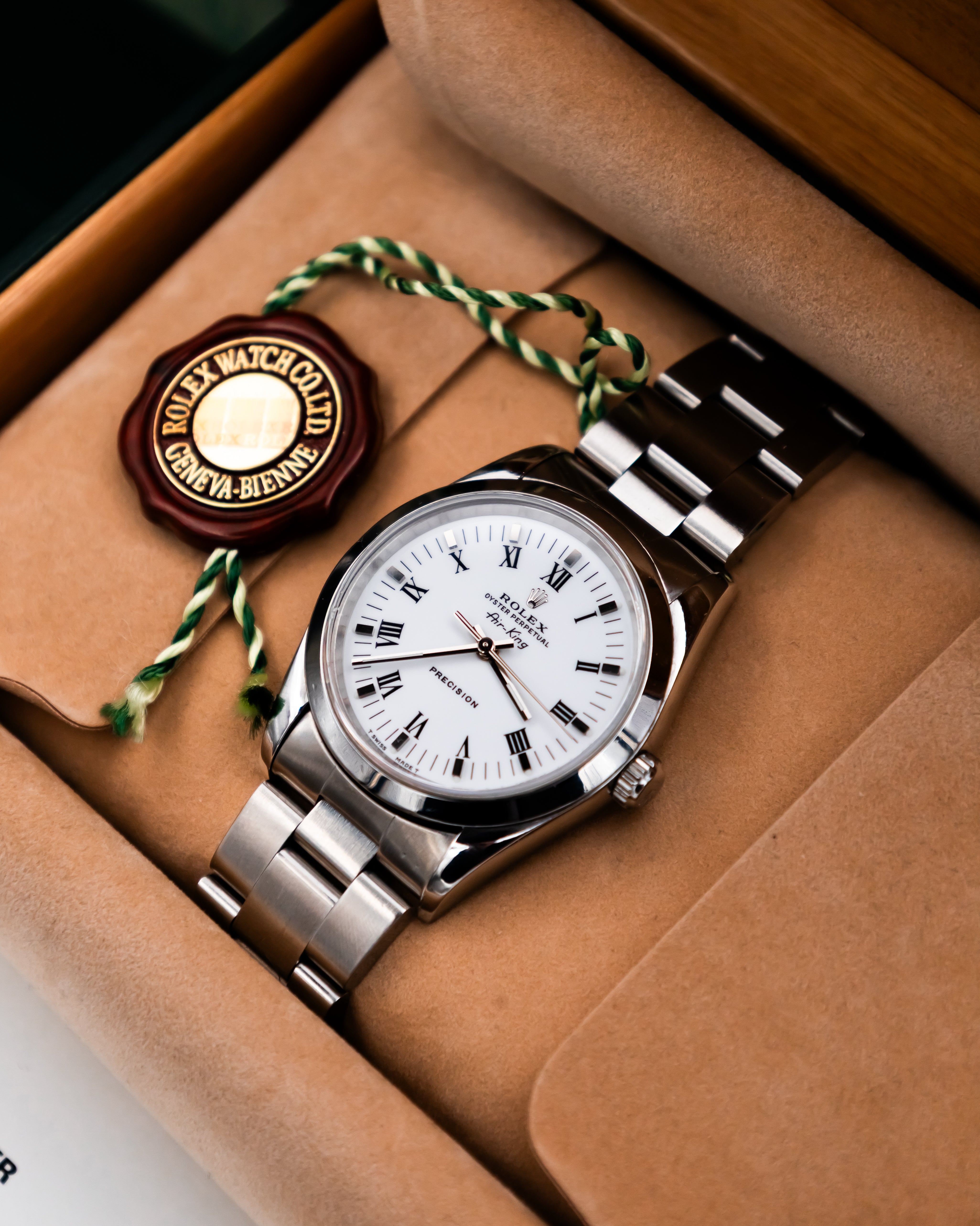 Rolex 14000 Air-king - White dial