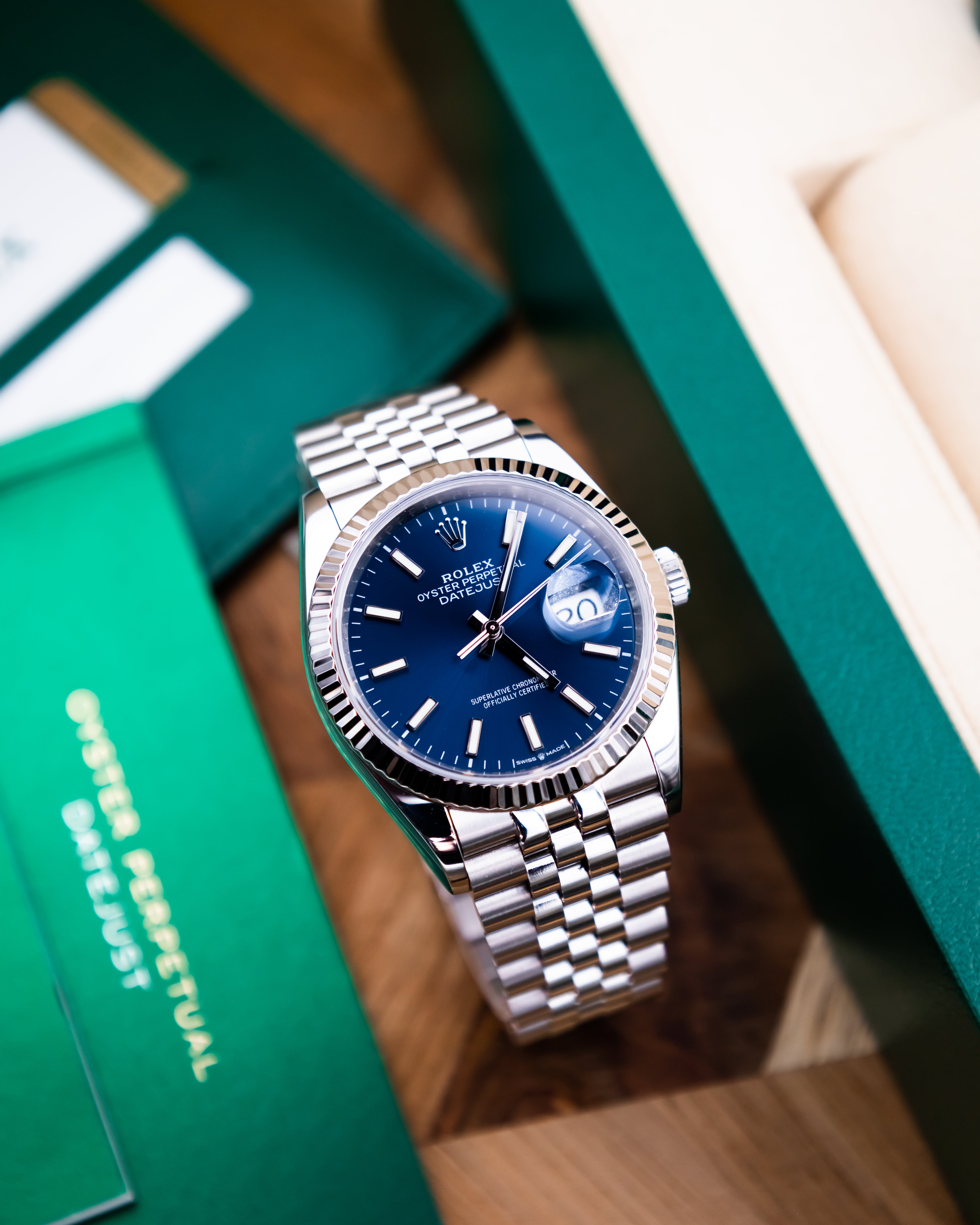 Rolex 126234 Perpetual Datejust - blue dial