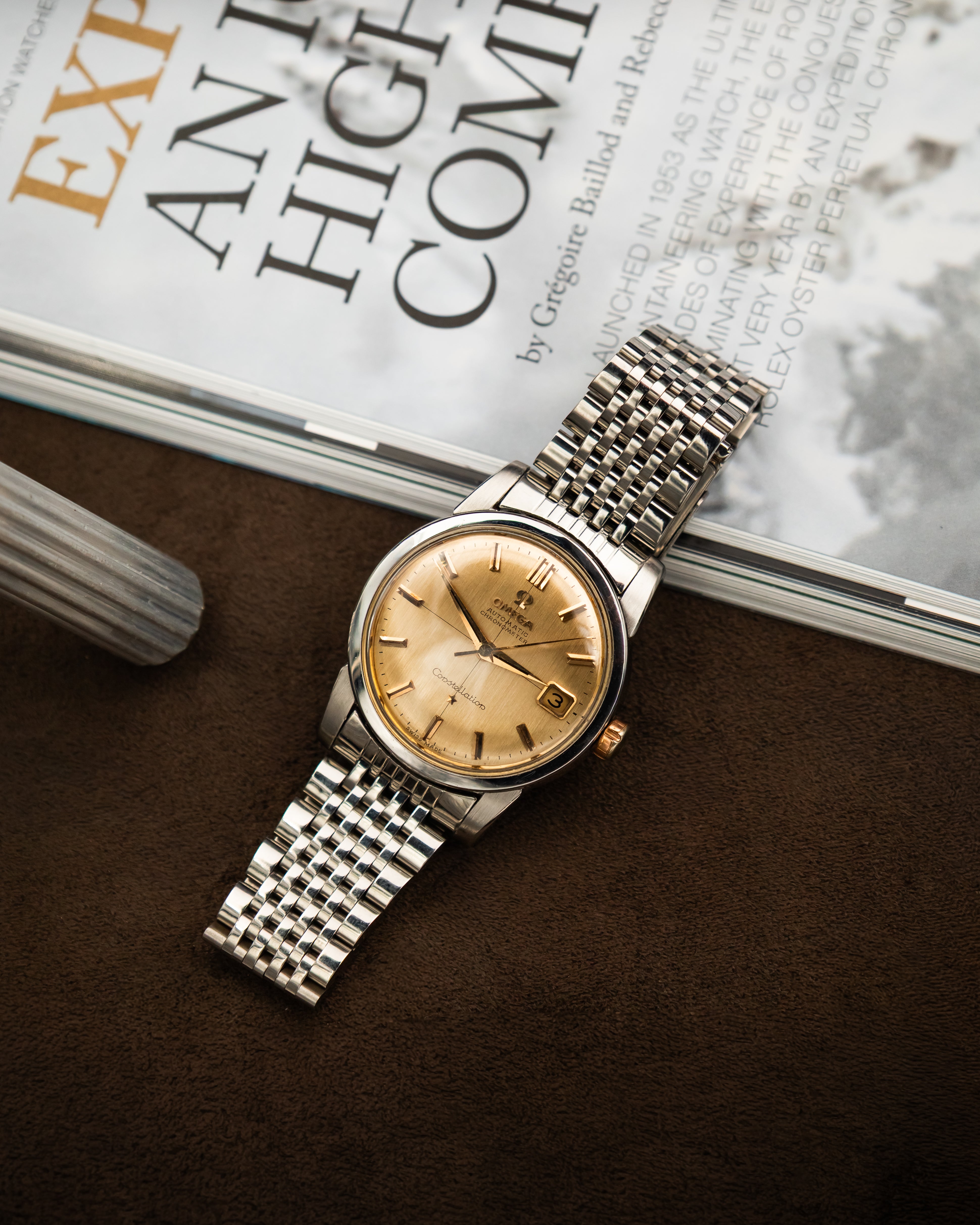 Omega Constellation Automatic - Gold Brushed Dial