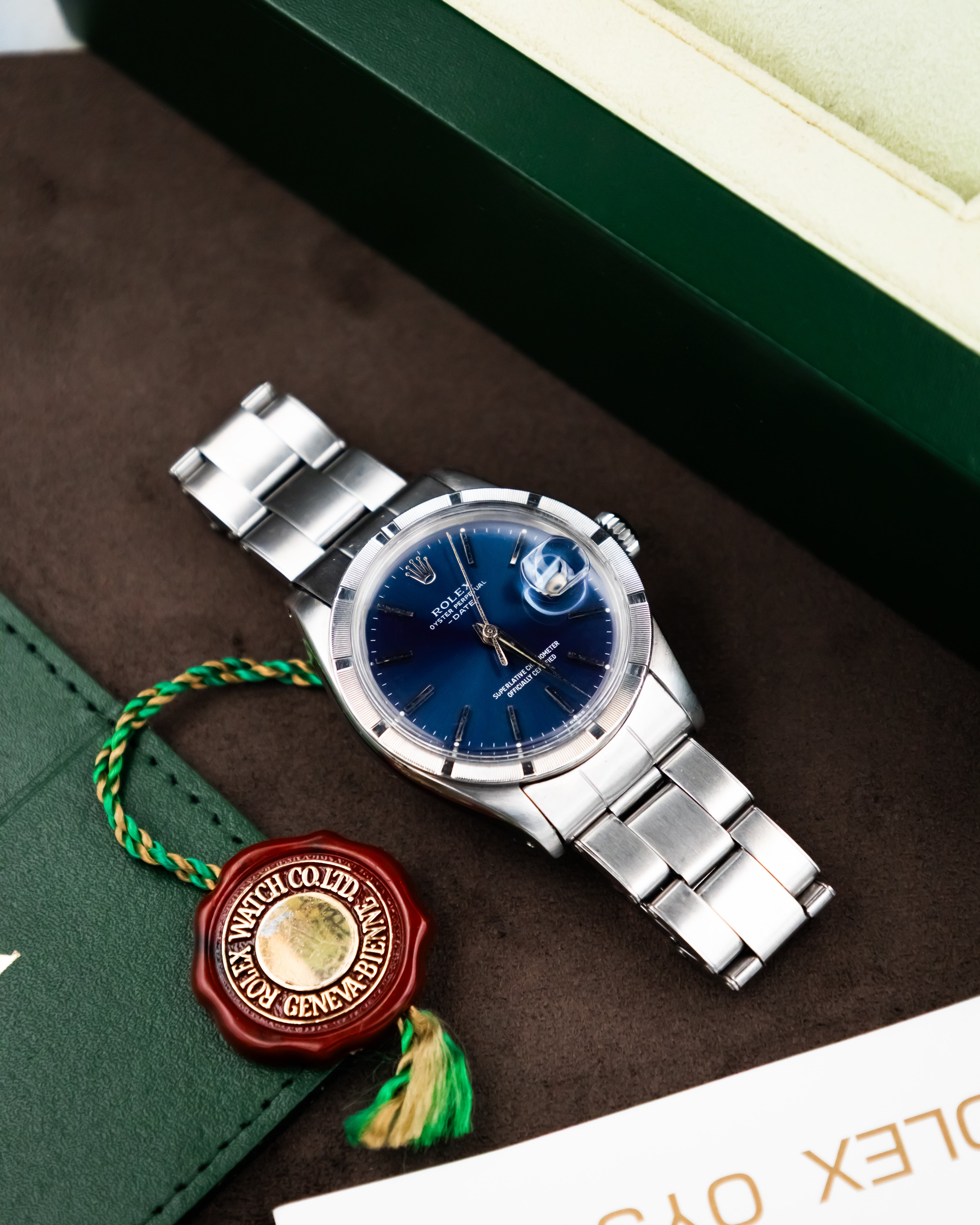 Rolex 1501 Perpetual Date - Blue Dial