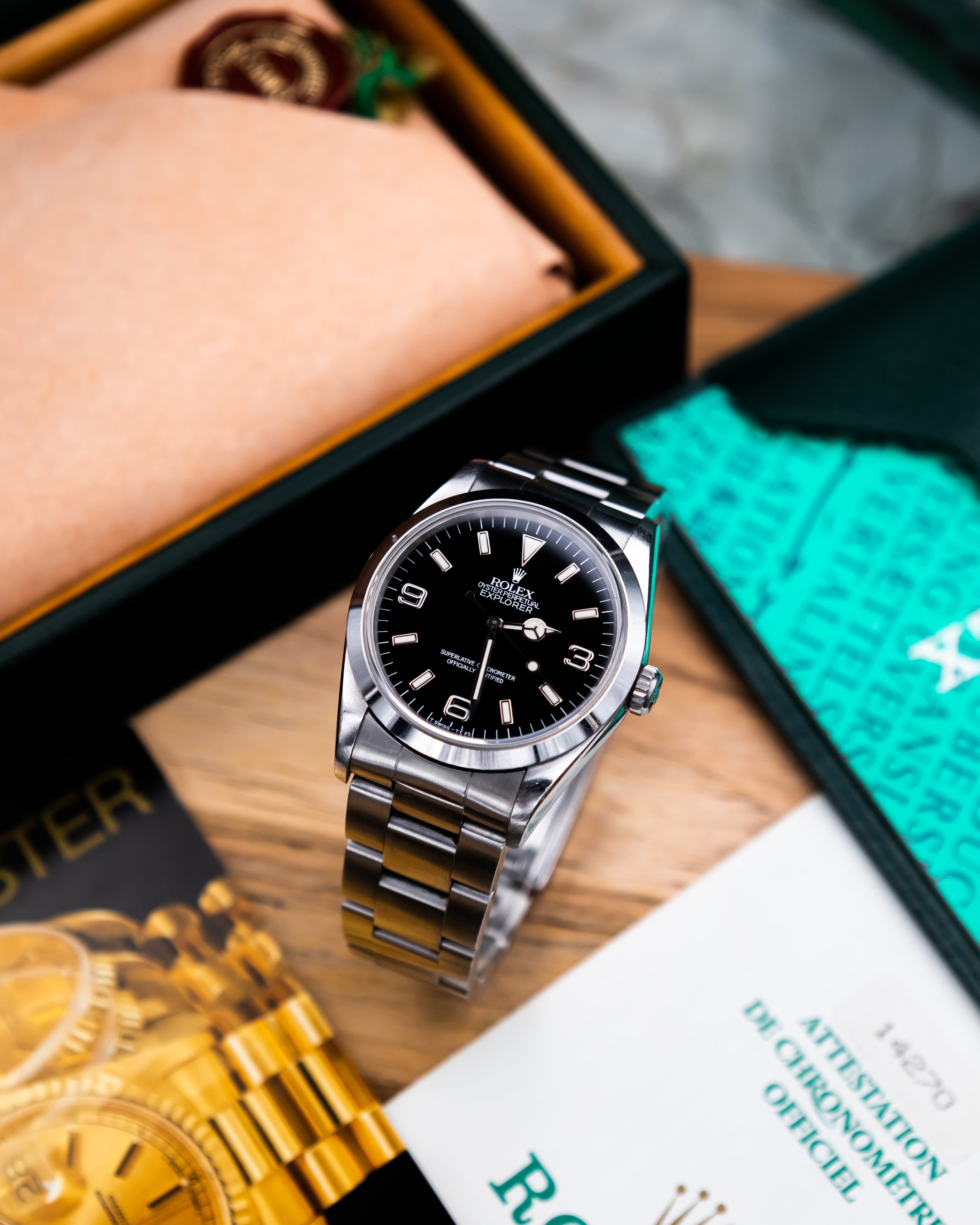 Rolex 14270 Explorer - black dial
