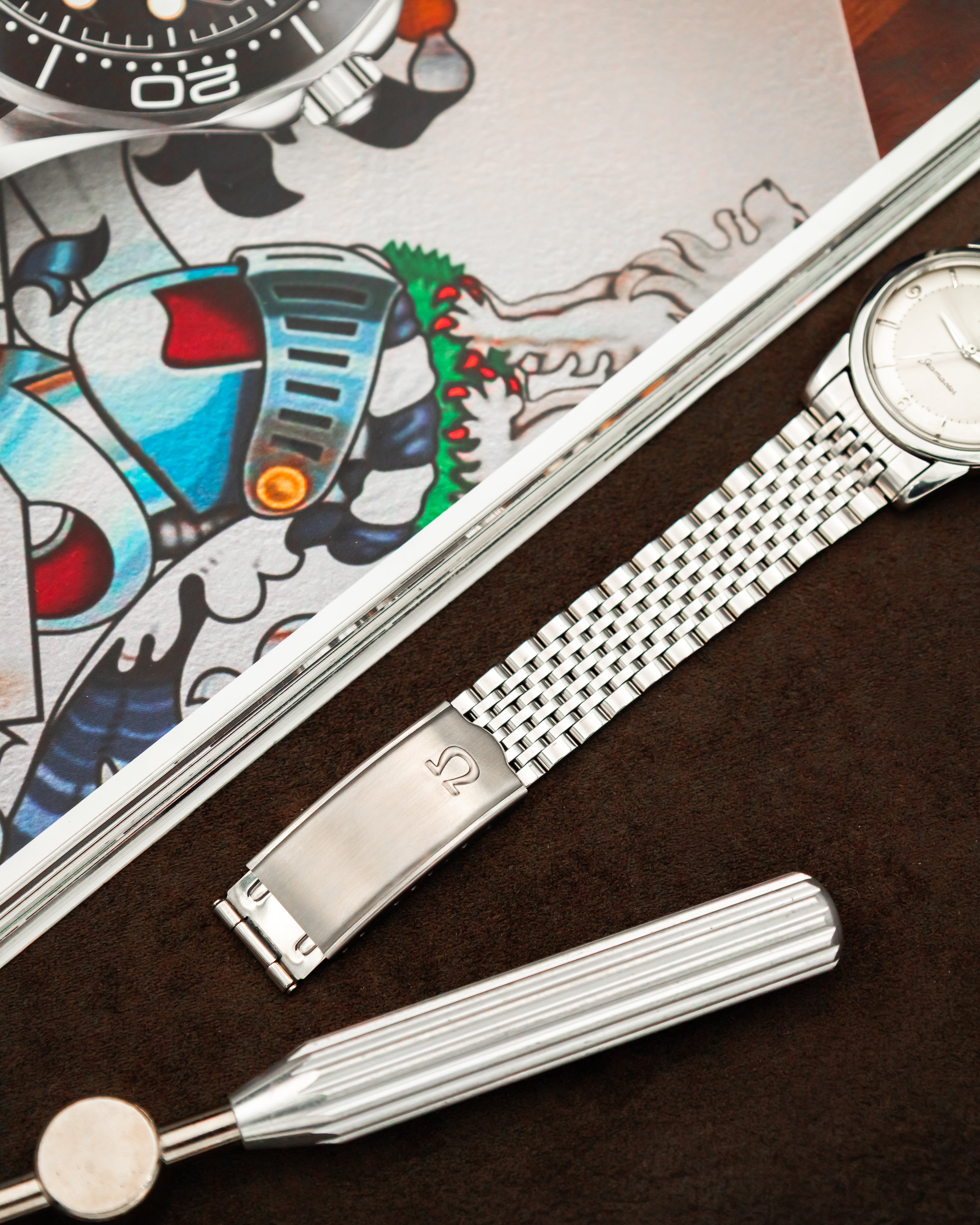 Omega 2846-2 SC Seamaster - Silver 2 tone dial