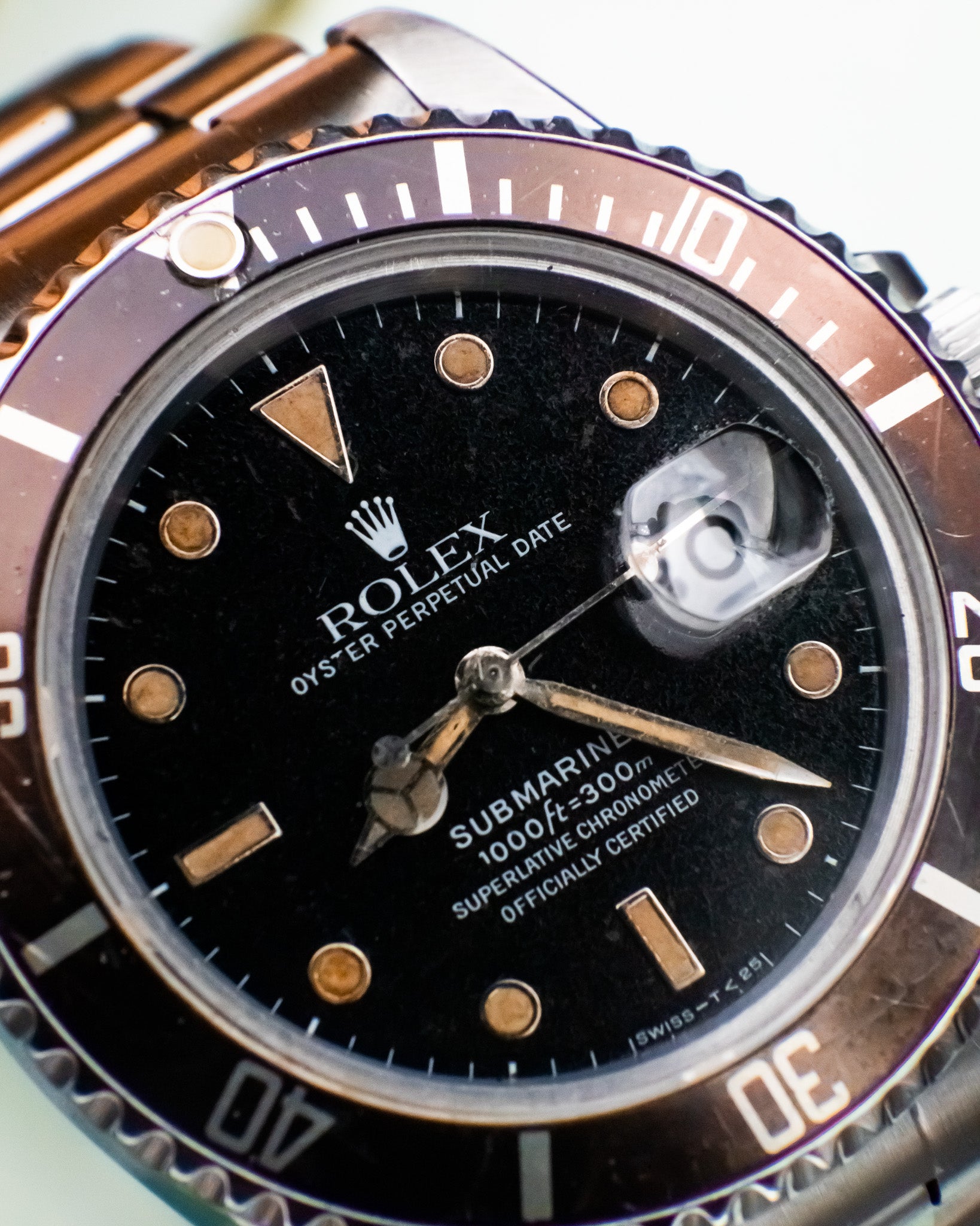 Rolex 16800 Submariner Date - pumpkin dial