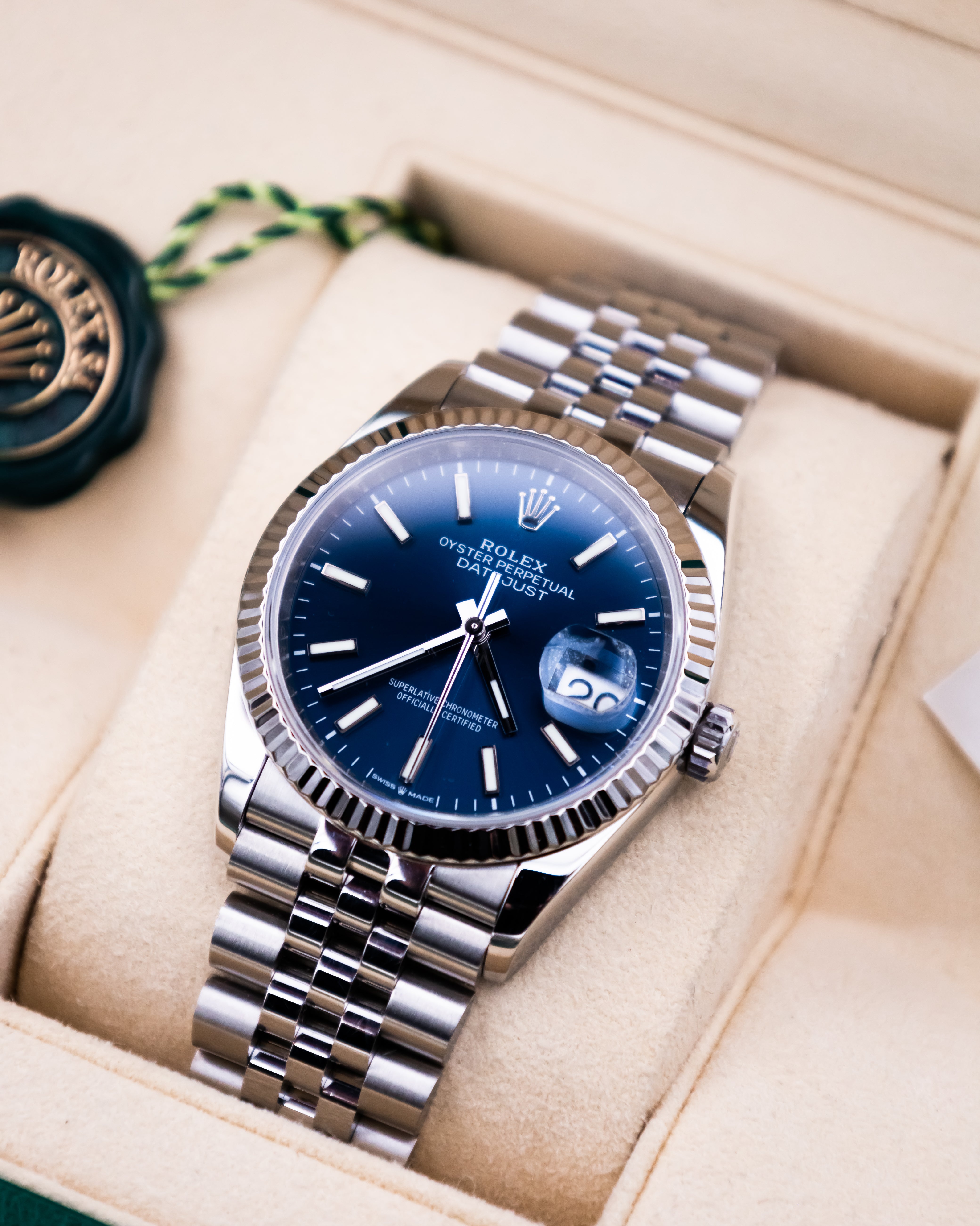 Rolex 126234 Perpetual Datejust - blue dial