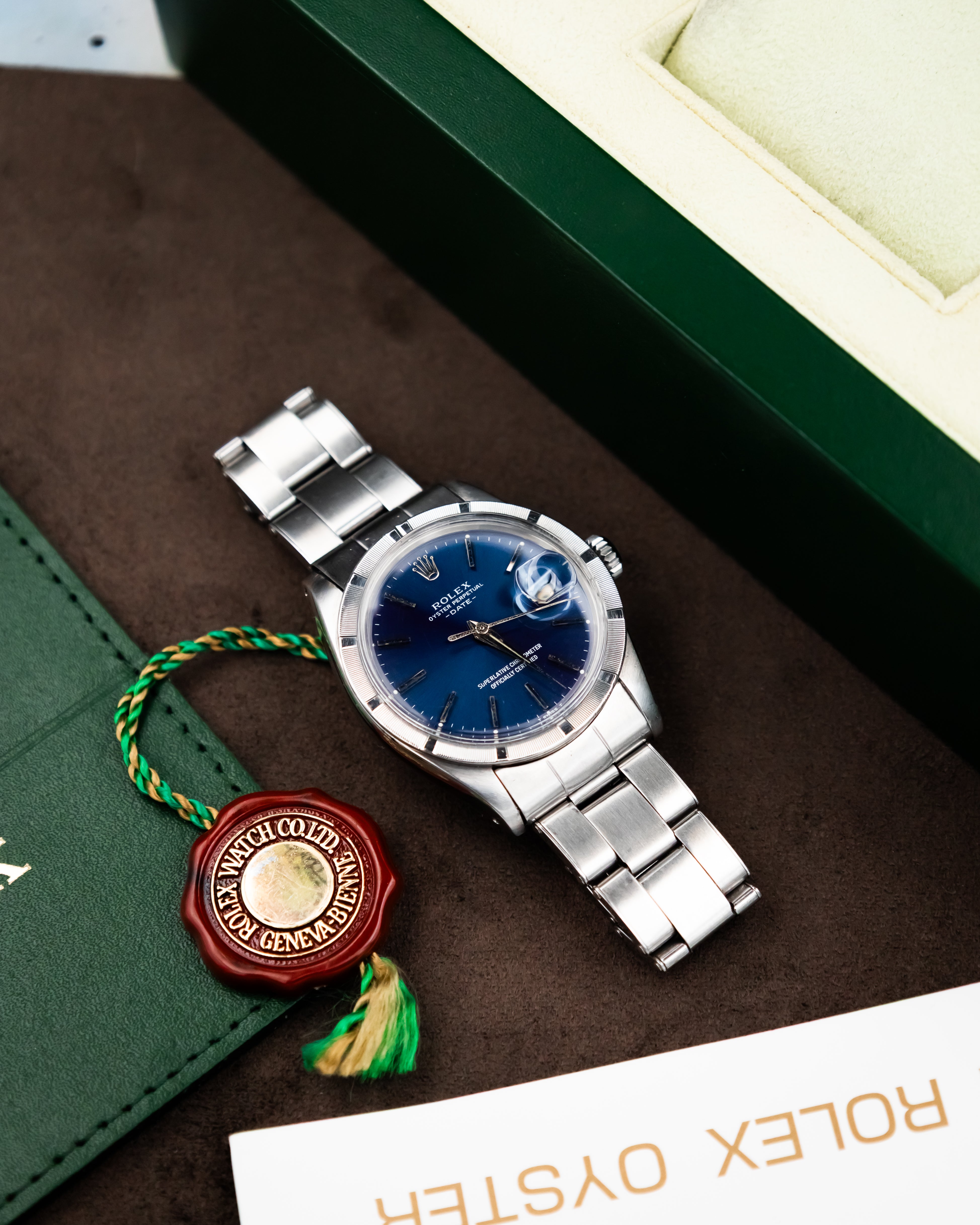 Rolex 1501 Perpetual Date - Blue Dial