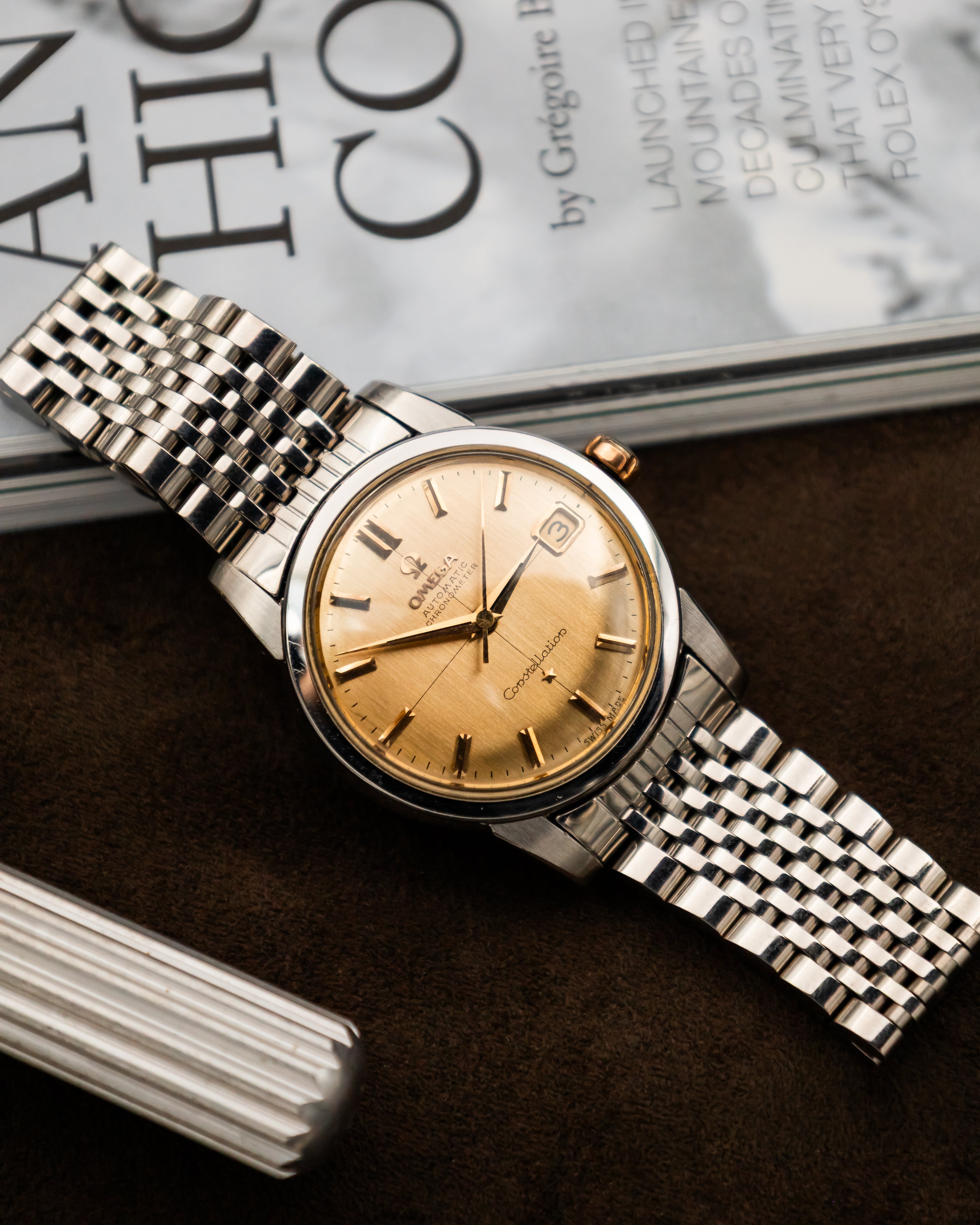 Omega Constellation Automatic - Gold Brushed Dial