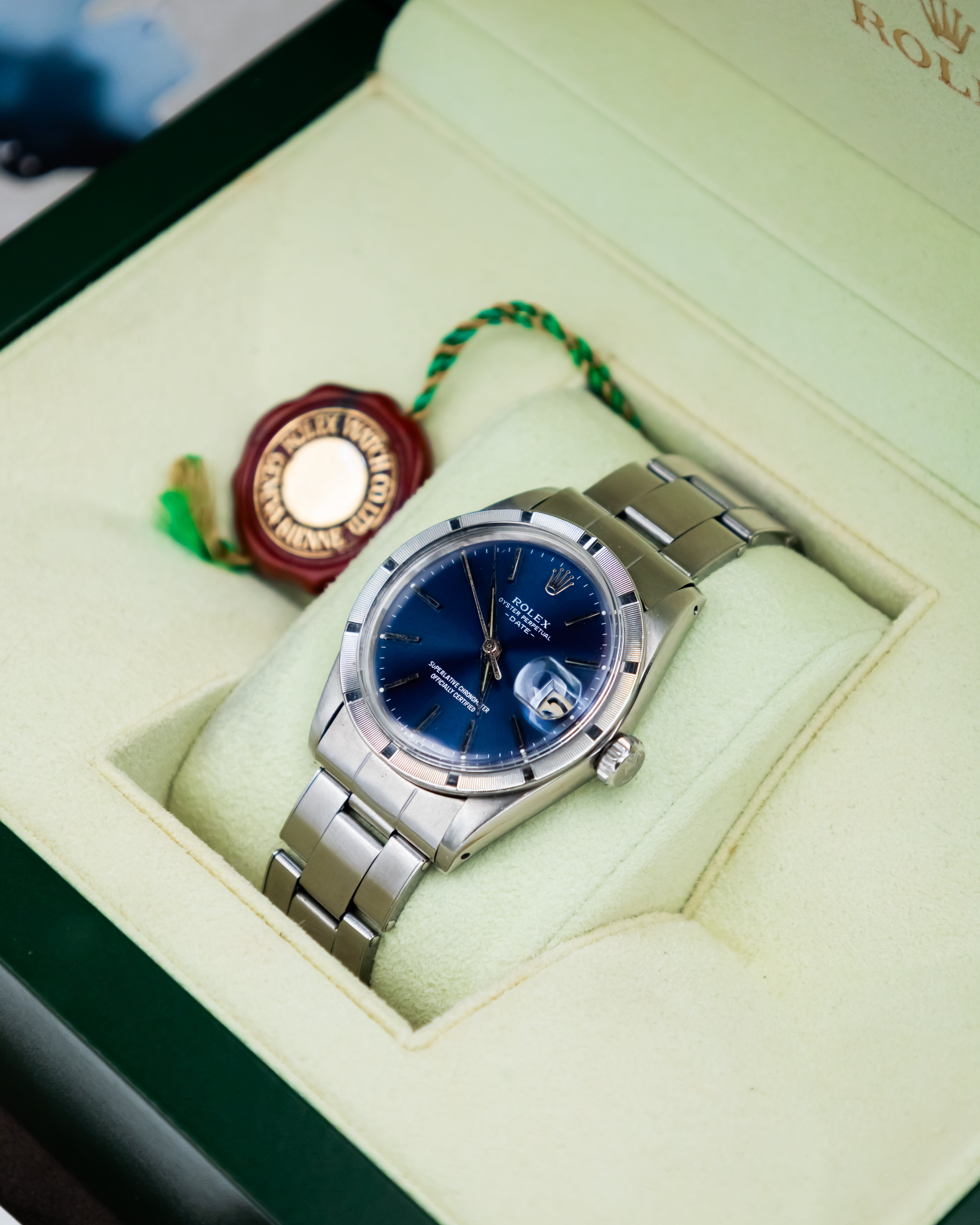 Rolex 1501 Perpetual Date - Blue Dial