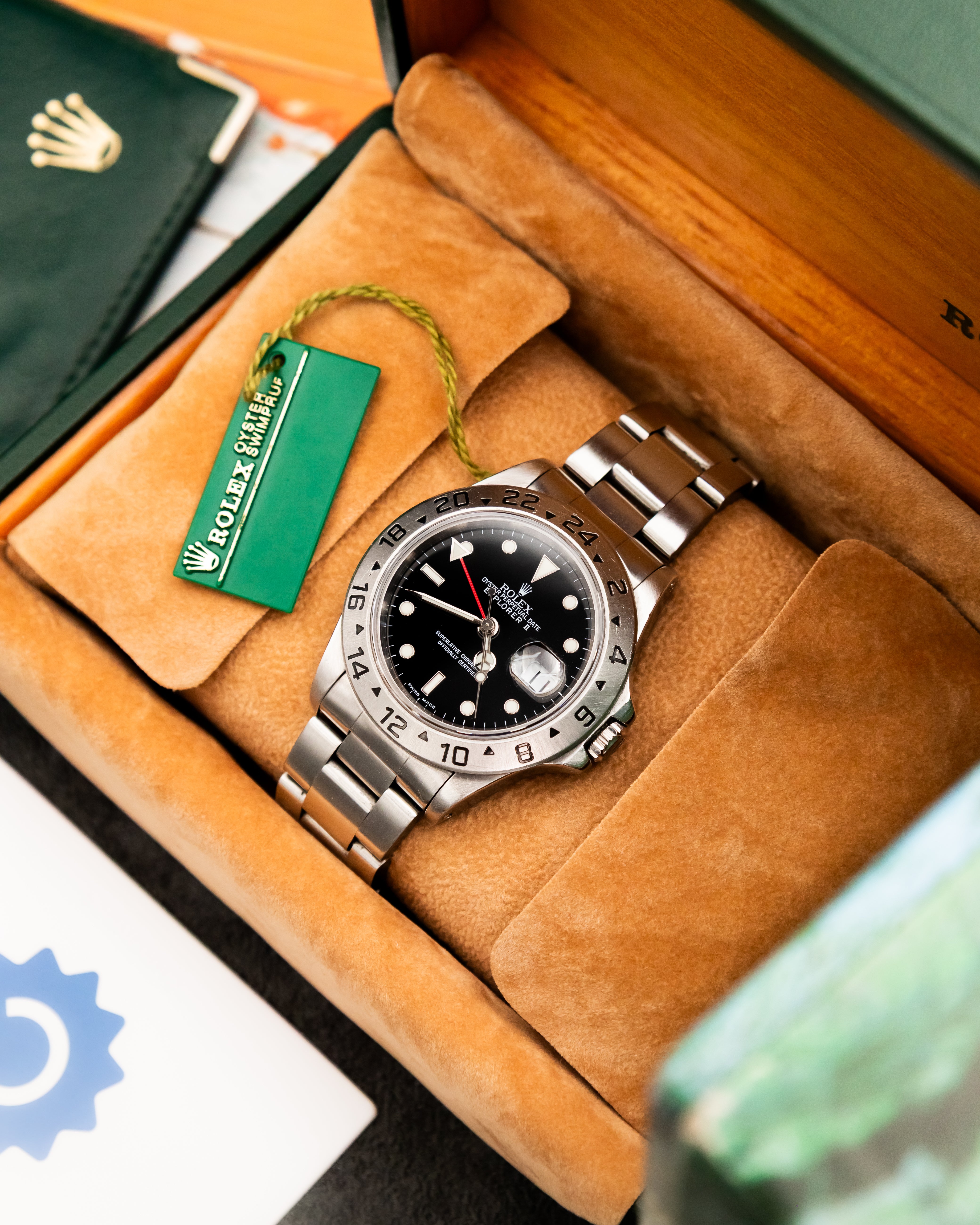 Rolex 16570 Explorer II - Black Dial
