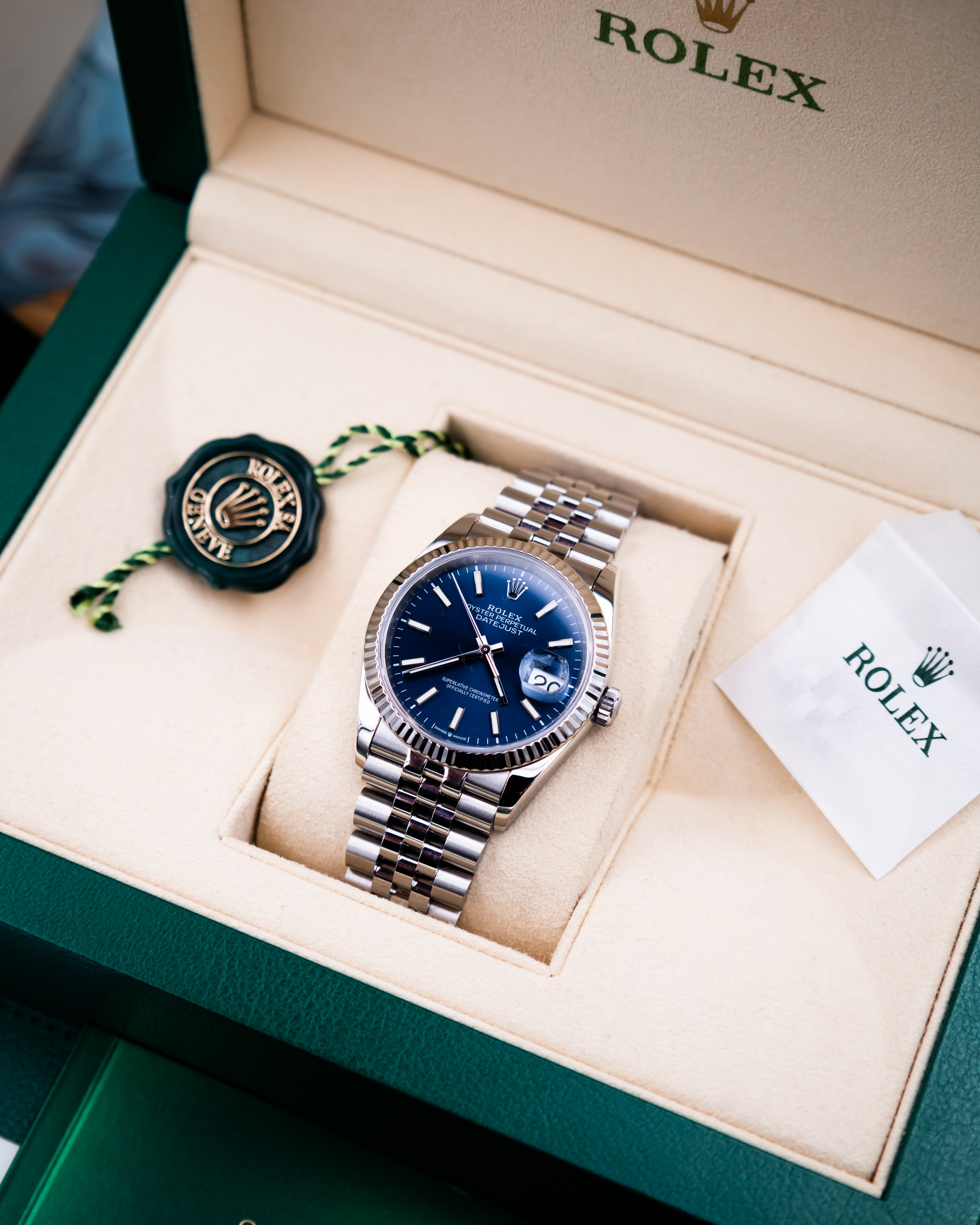 Rolex 126234 Perpetual Datejust - blue dial
