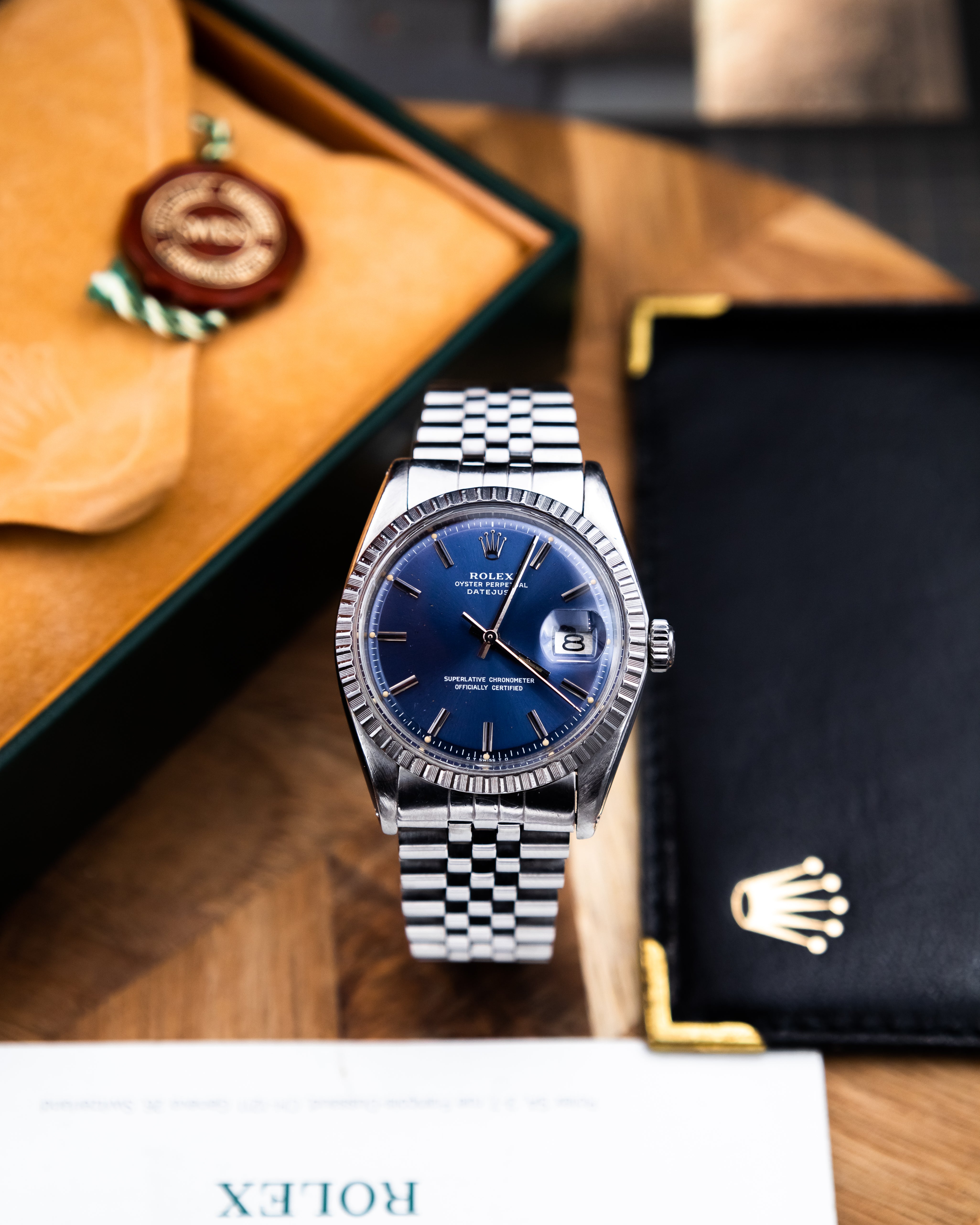 Rolex 1603 Perpetual Datejust - blue dial