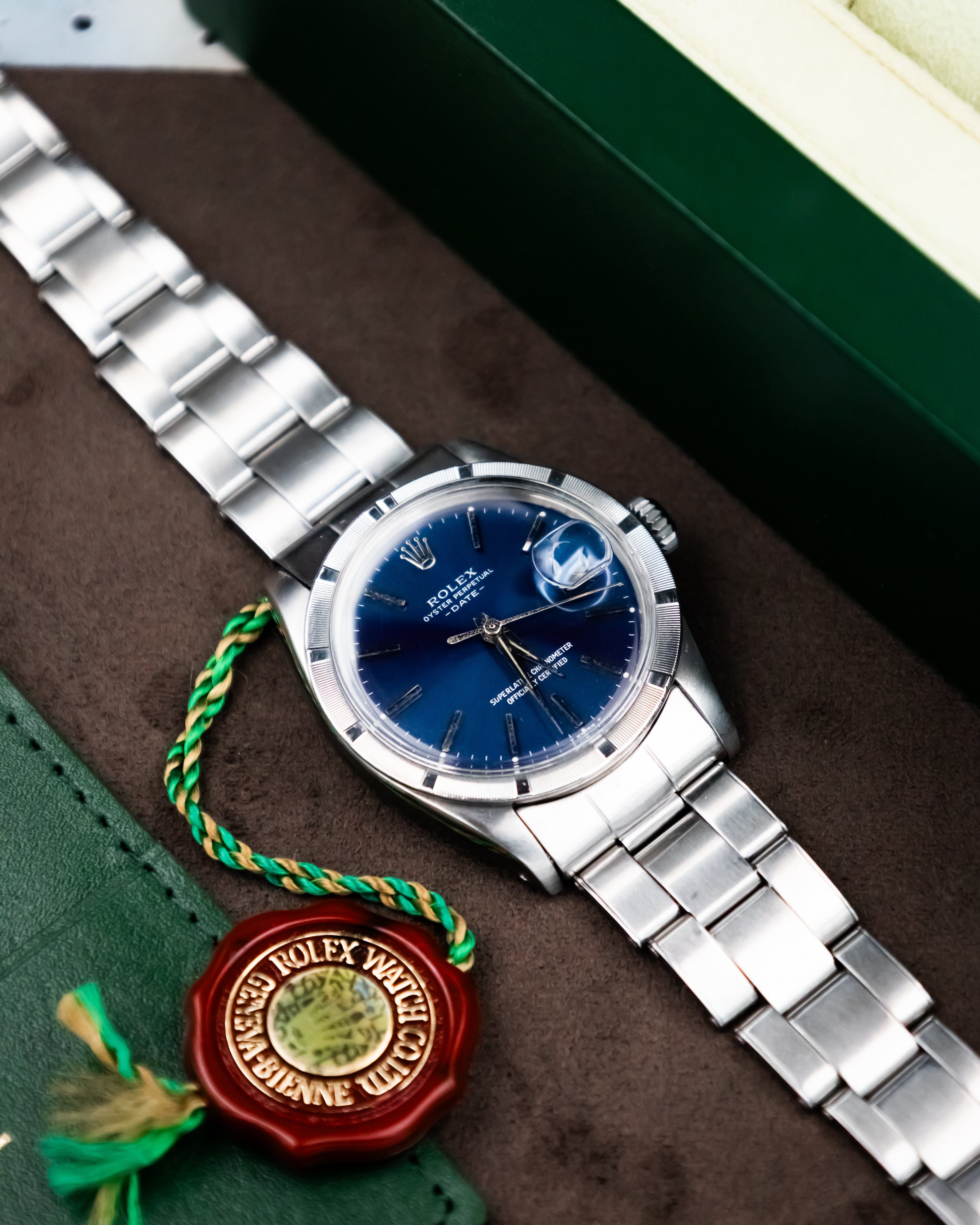 Rolex 1501 Perpetual Date - Blue Dial
