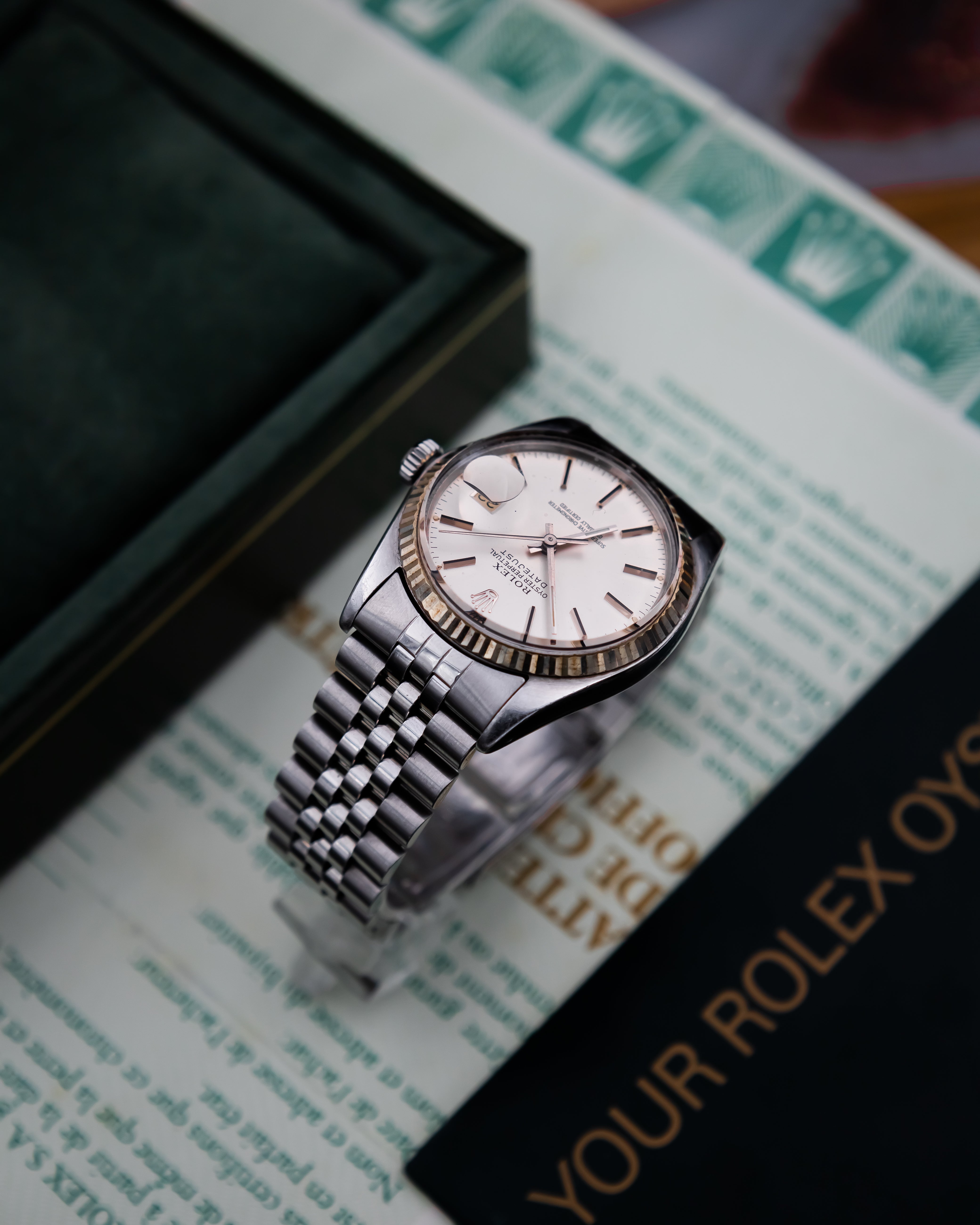 Rolex 16014 Perpetual Datejust - grey dial