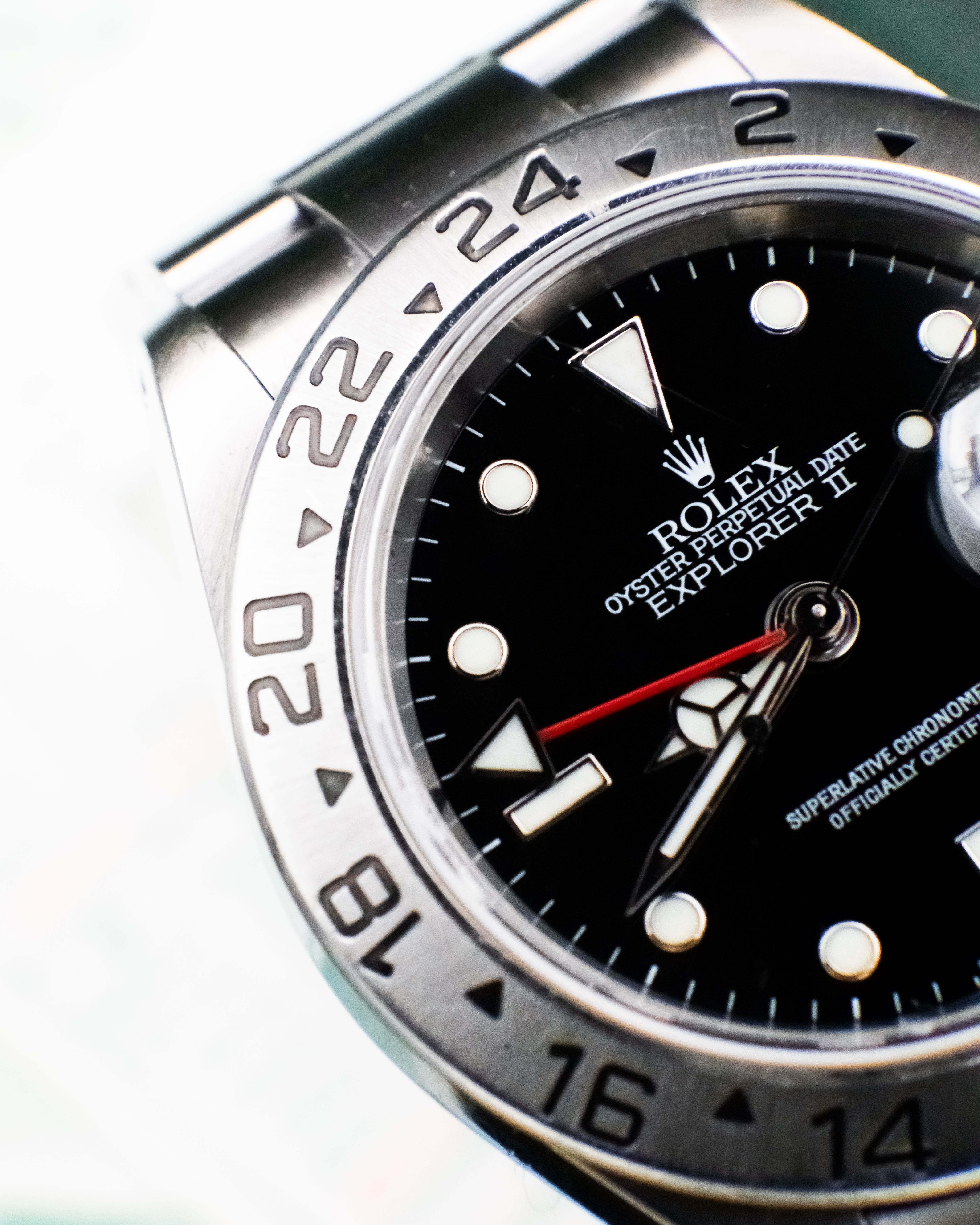 Rolex 16570 Explorer II - Black Dial