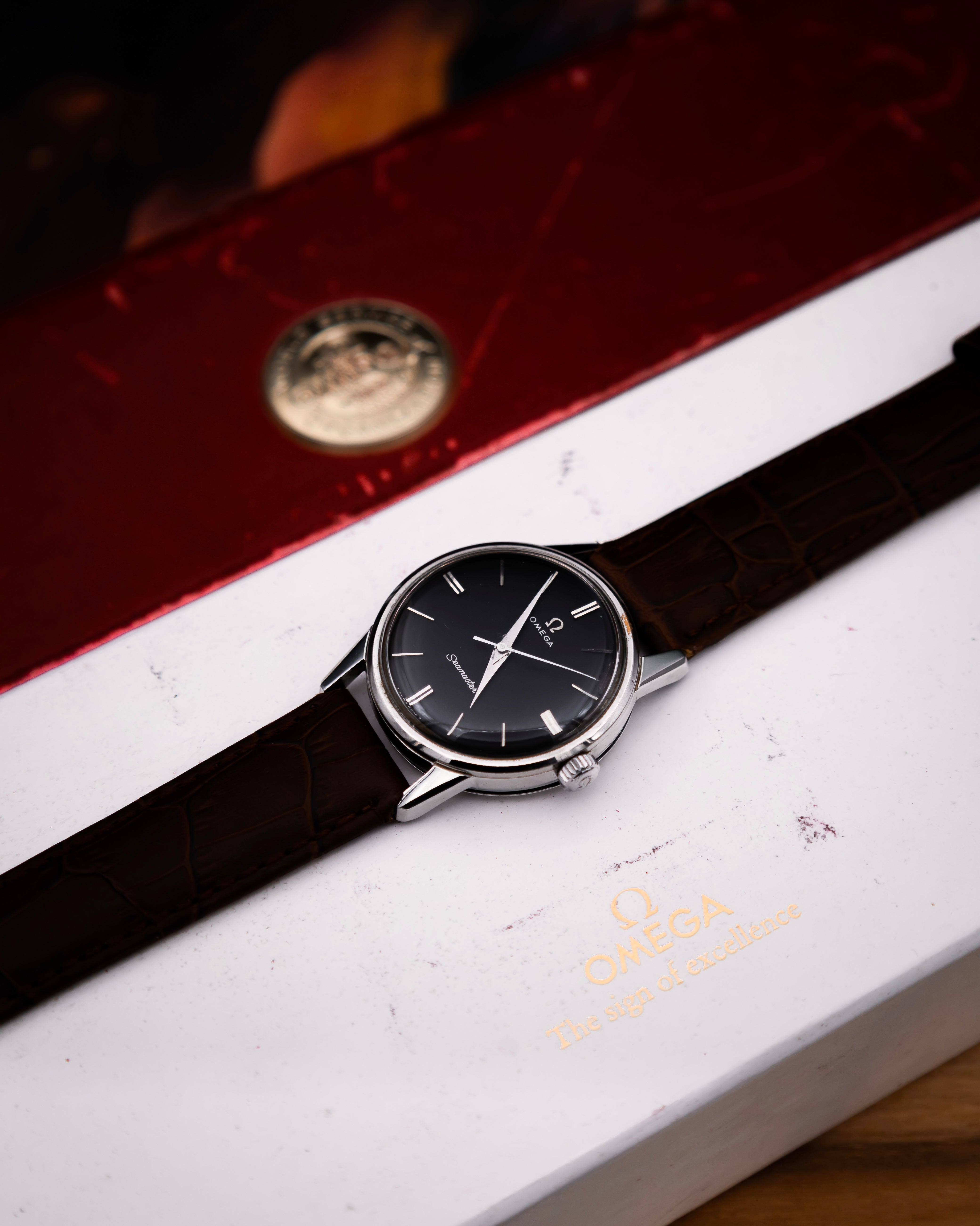 Omega 14390-61SC Seamaster - black dial