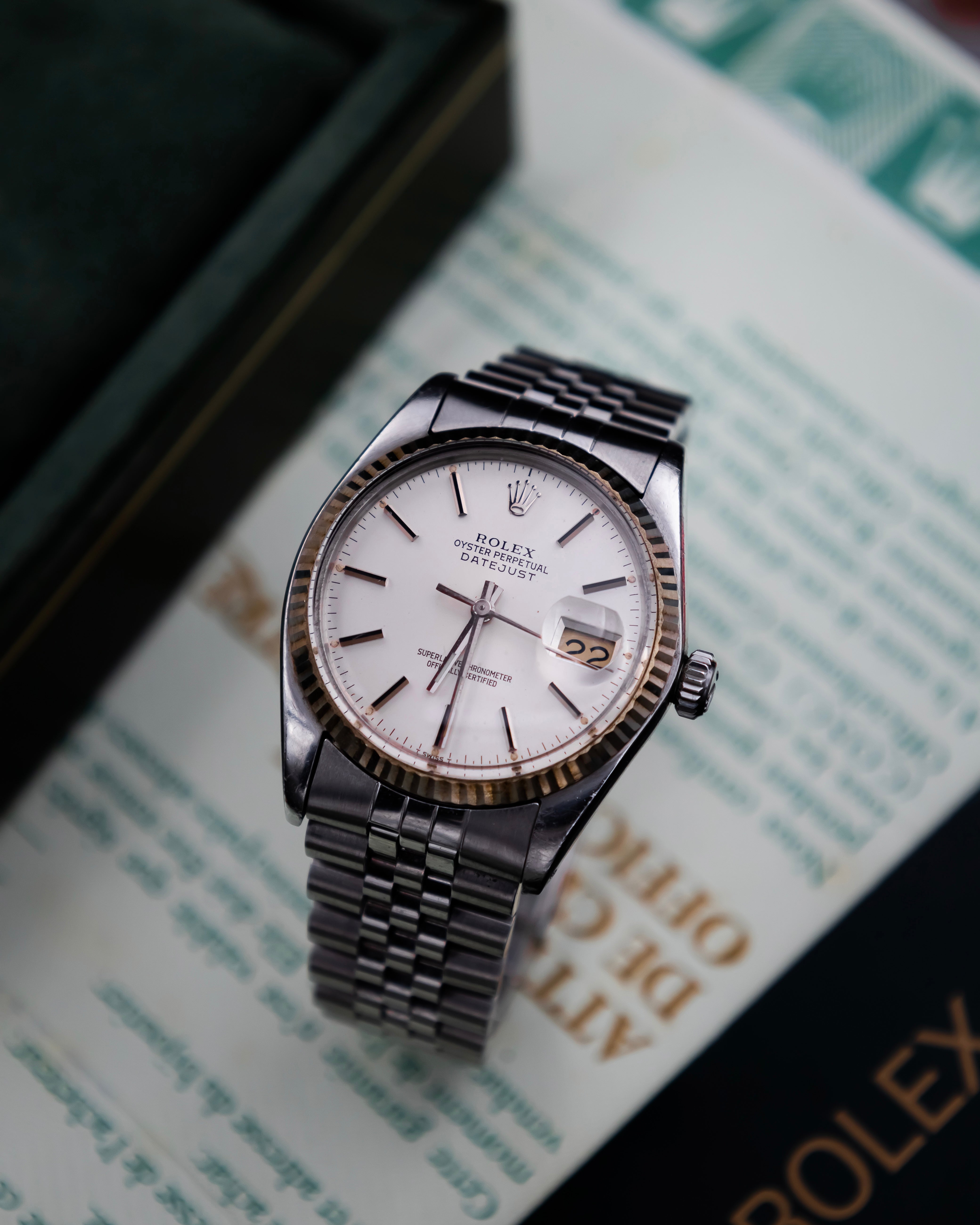 Rolex 16014 Perpetual Datejust - grey dial