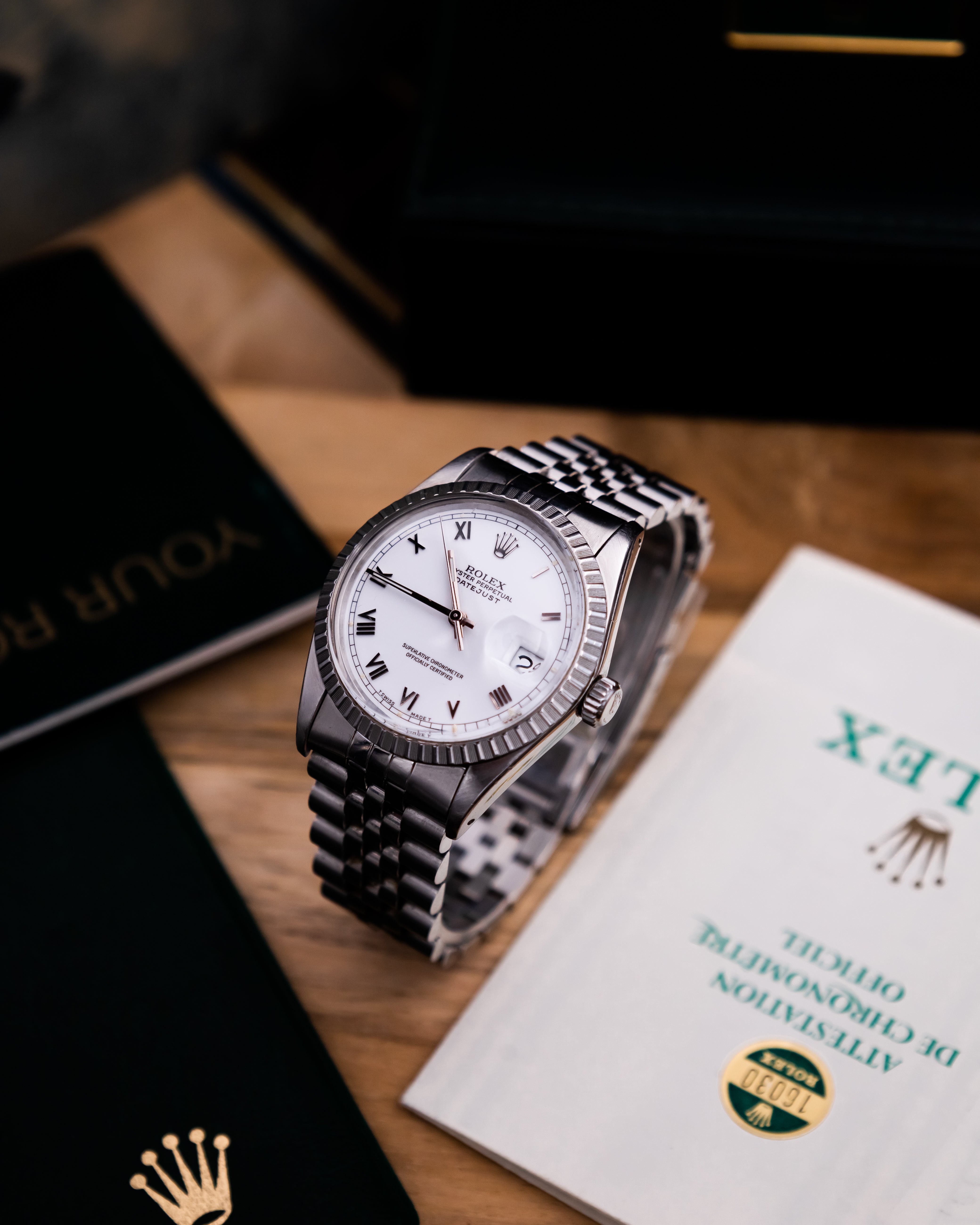 Rolex 16030 Oyster Perpetual Datejust - Roman dial
