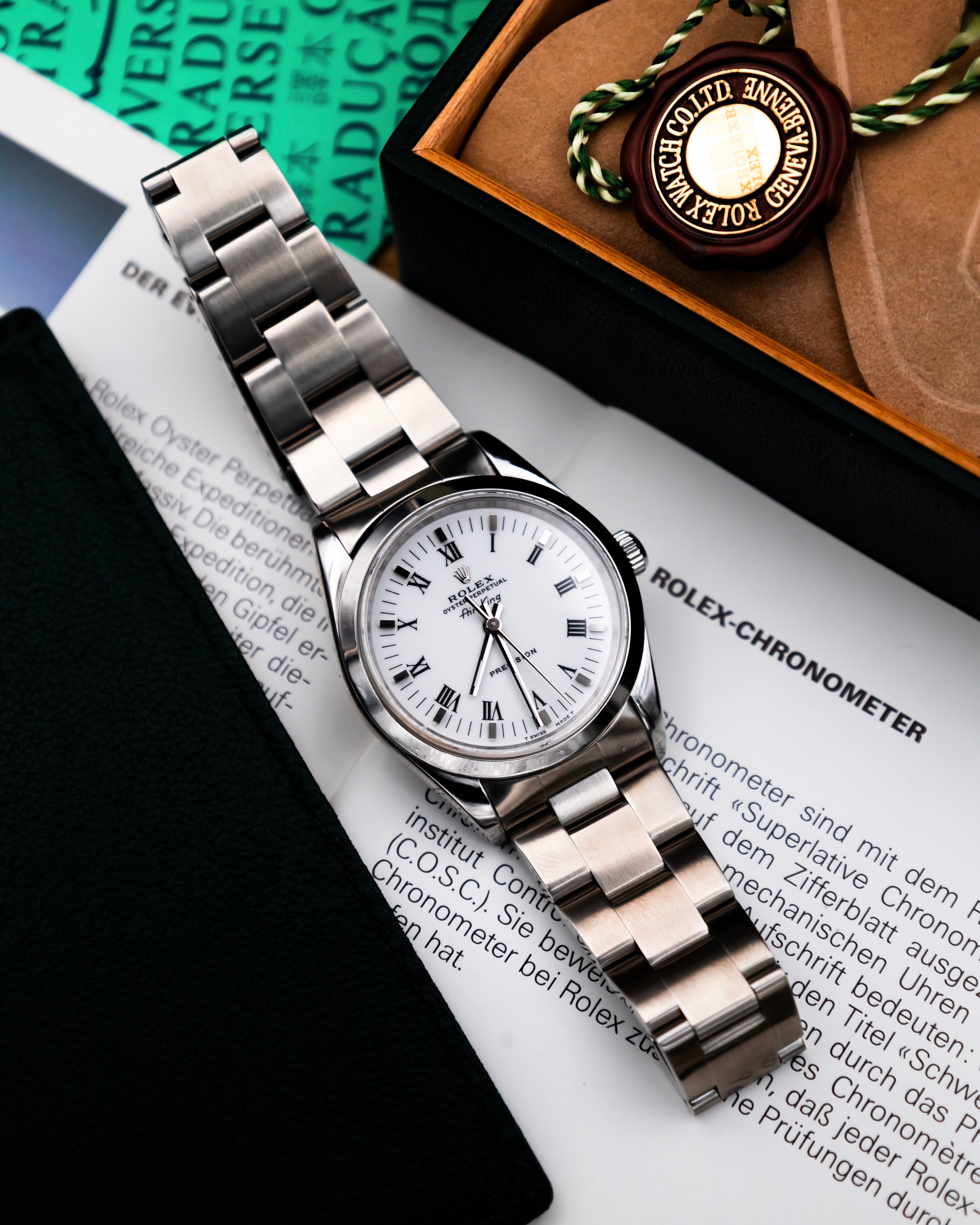 Rolex 14000 Air-king - White dial