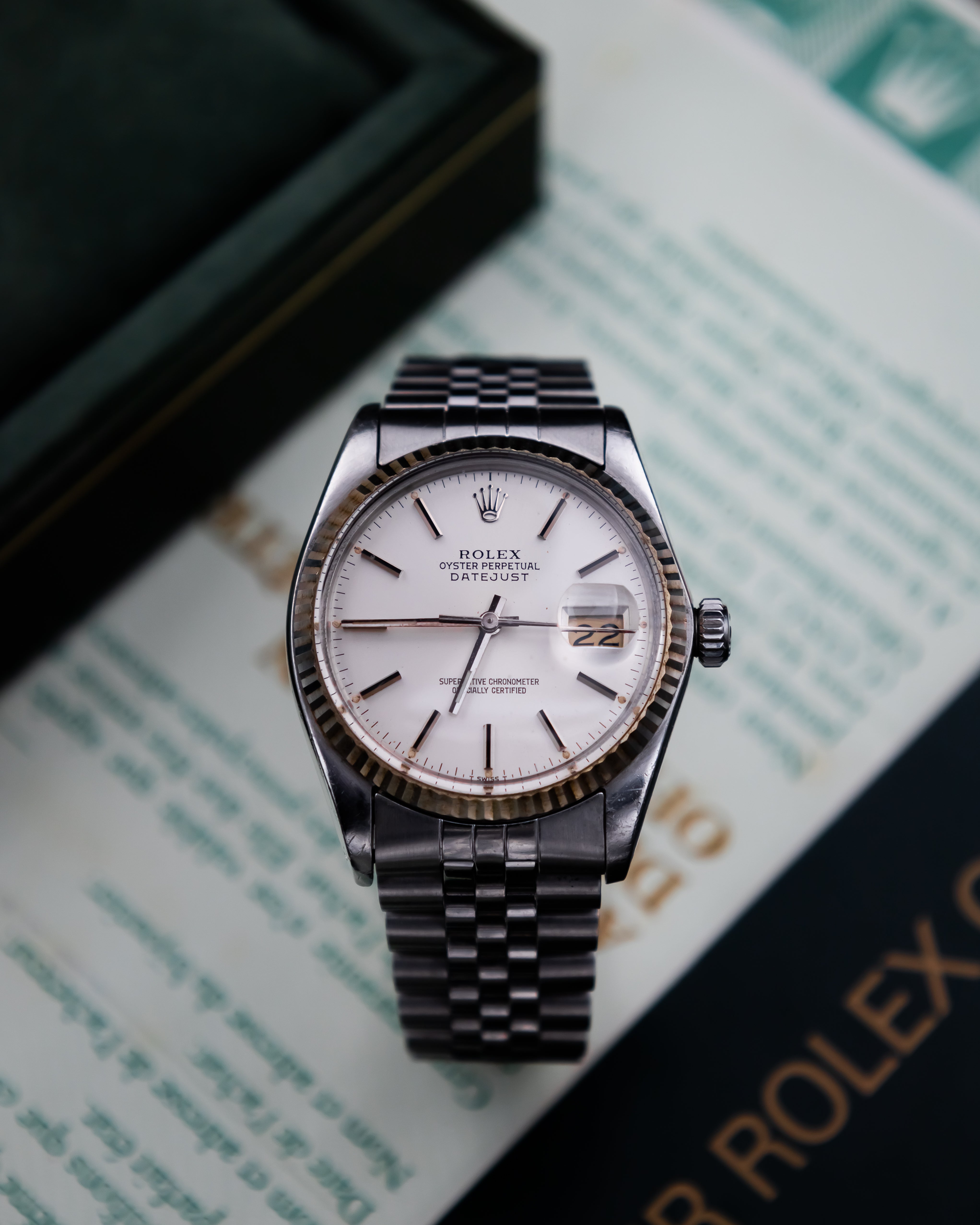 Rolex 16014 Perpetual Datejust - grey dial