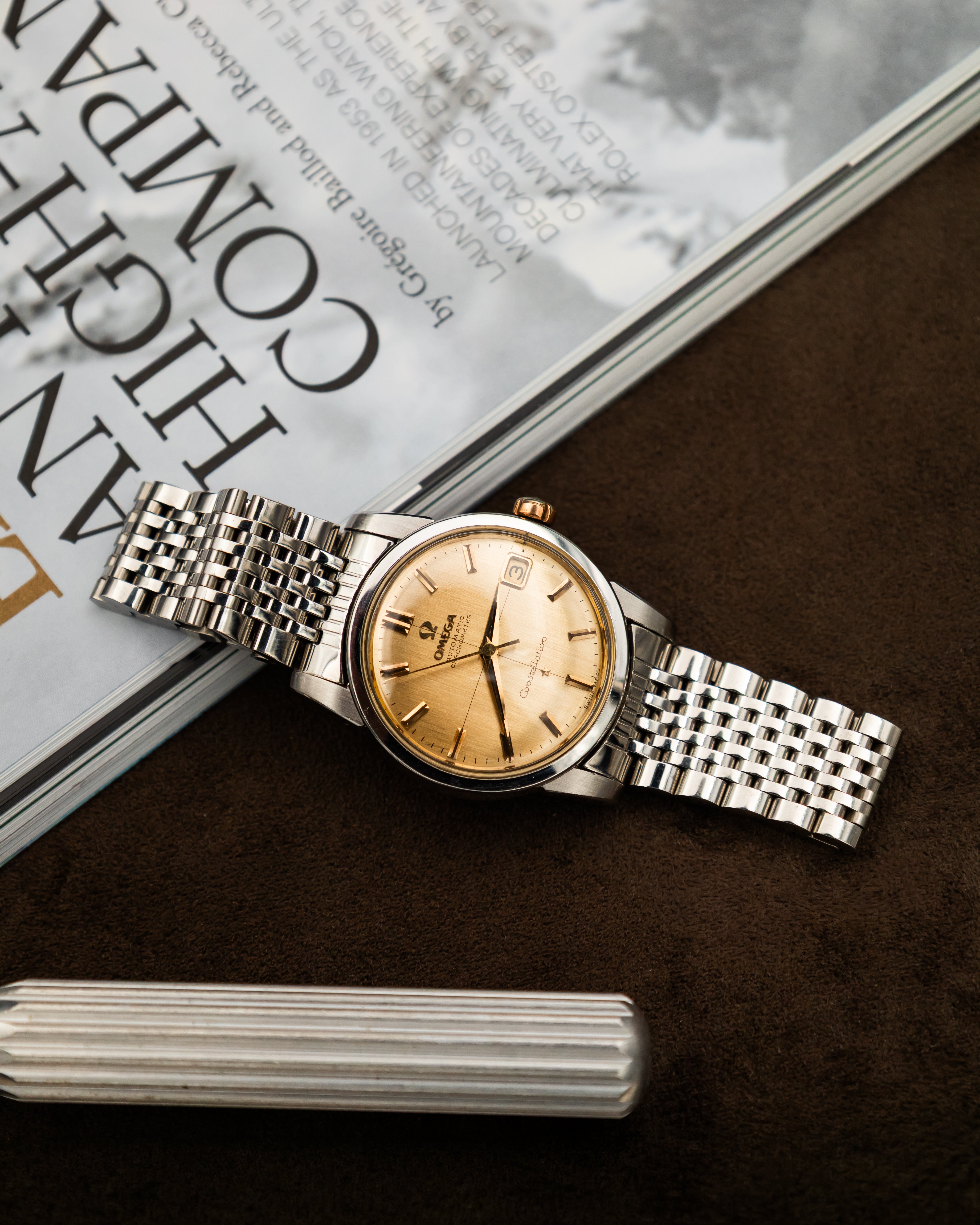 Omega Constellation Automatic - Gold Brushed Dial