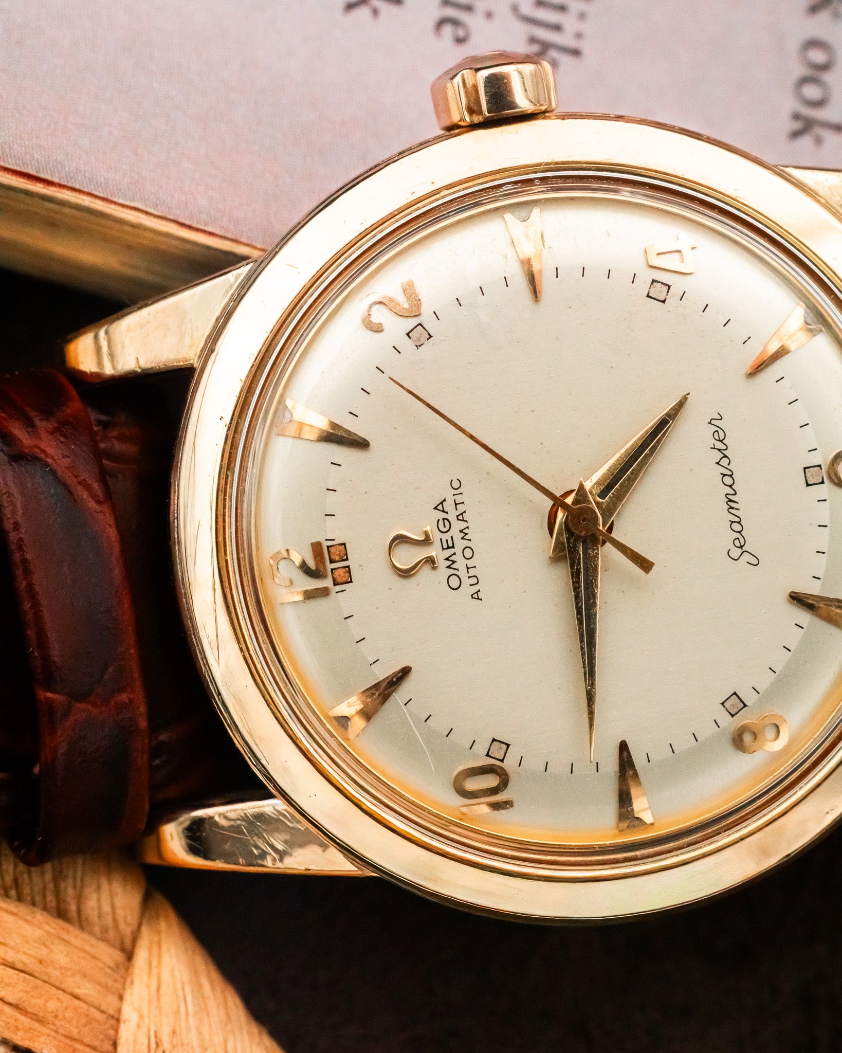 Omega 2577-11 SC Seamaster Bumper - two-tone champagne dial